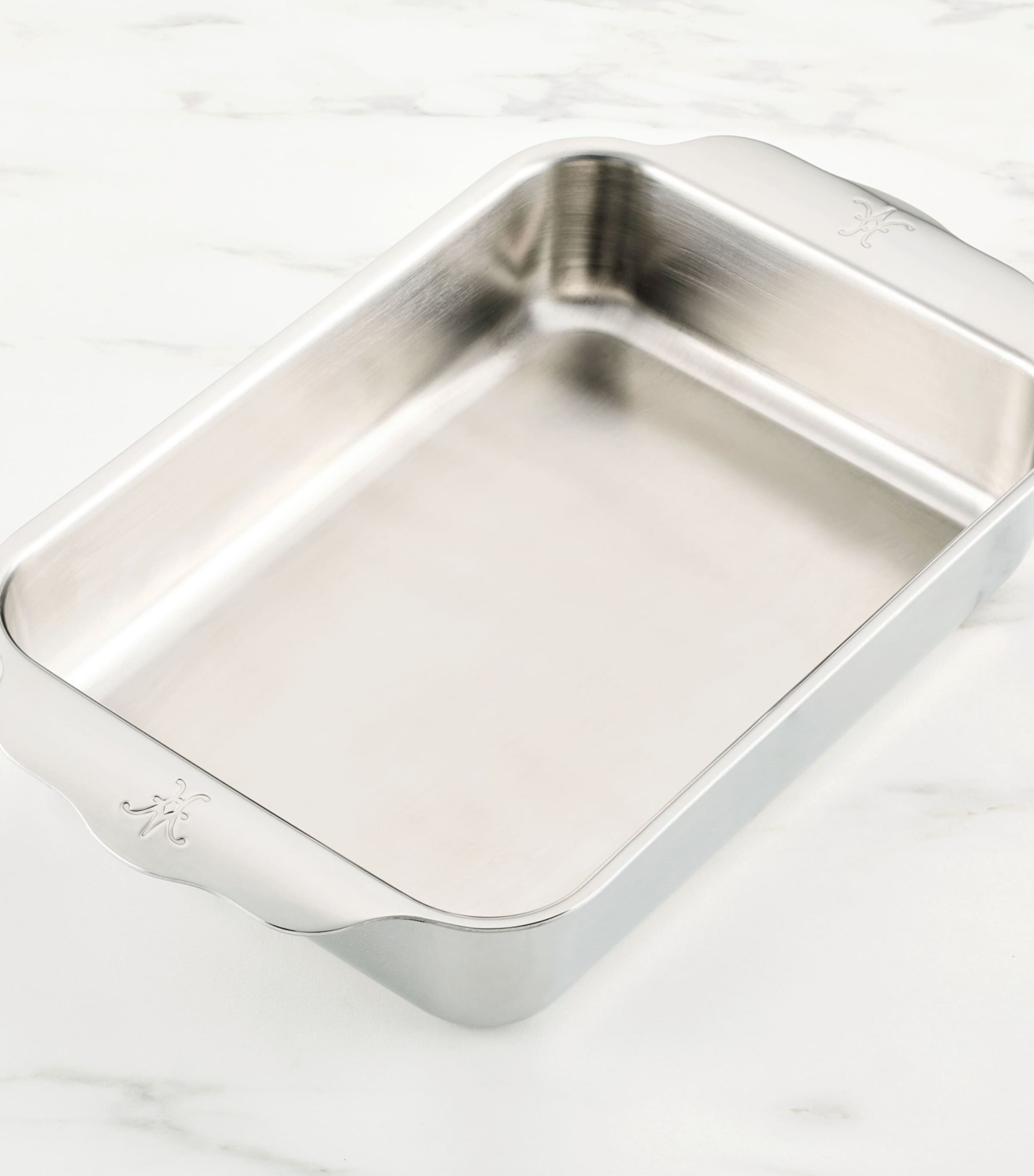 Stainless Steel Baking Pan (25cm) SILVER Image 2