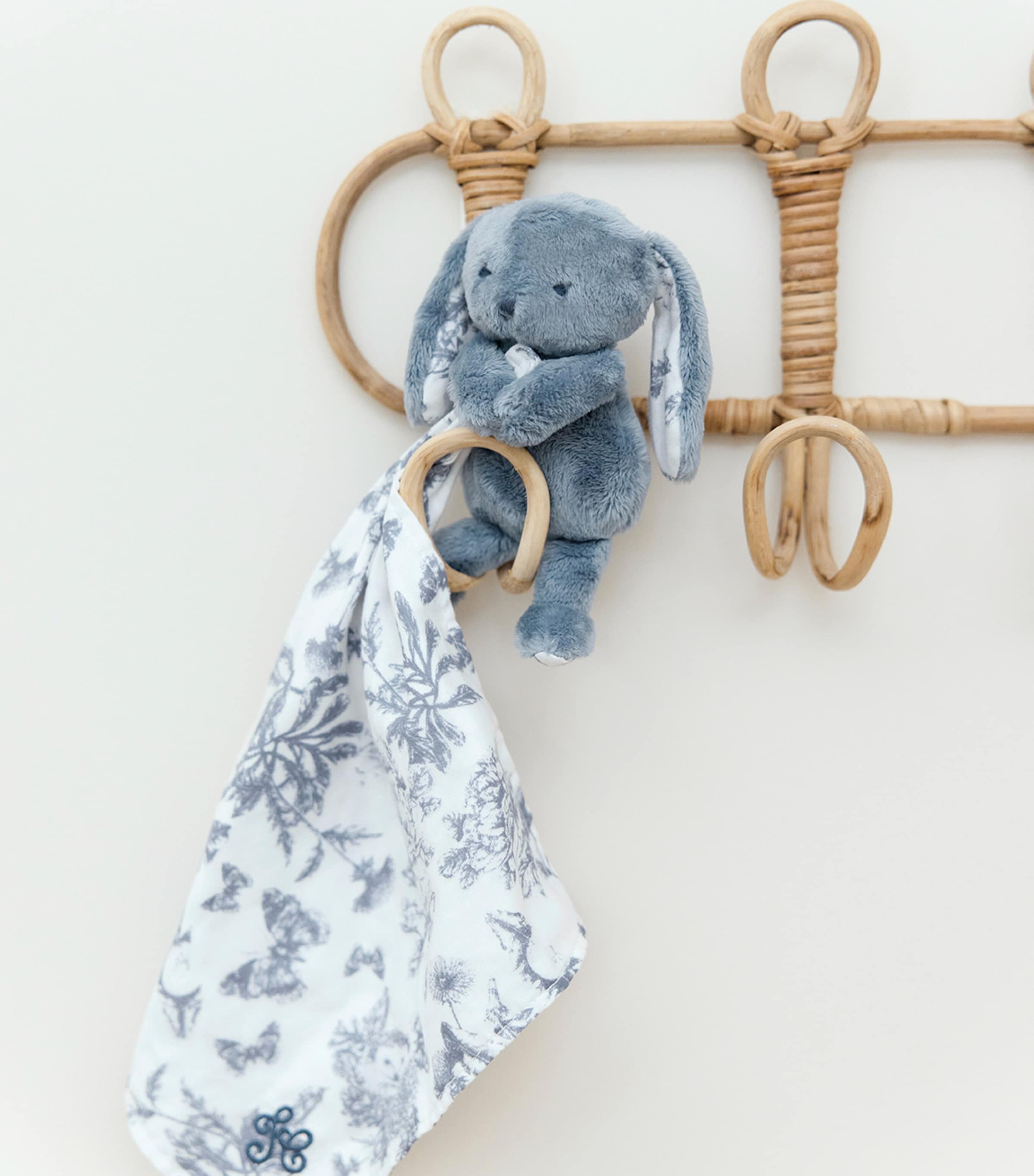 Augustin the Rabbit Comforter 42BLEU GRISE Image 4