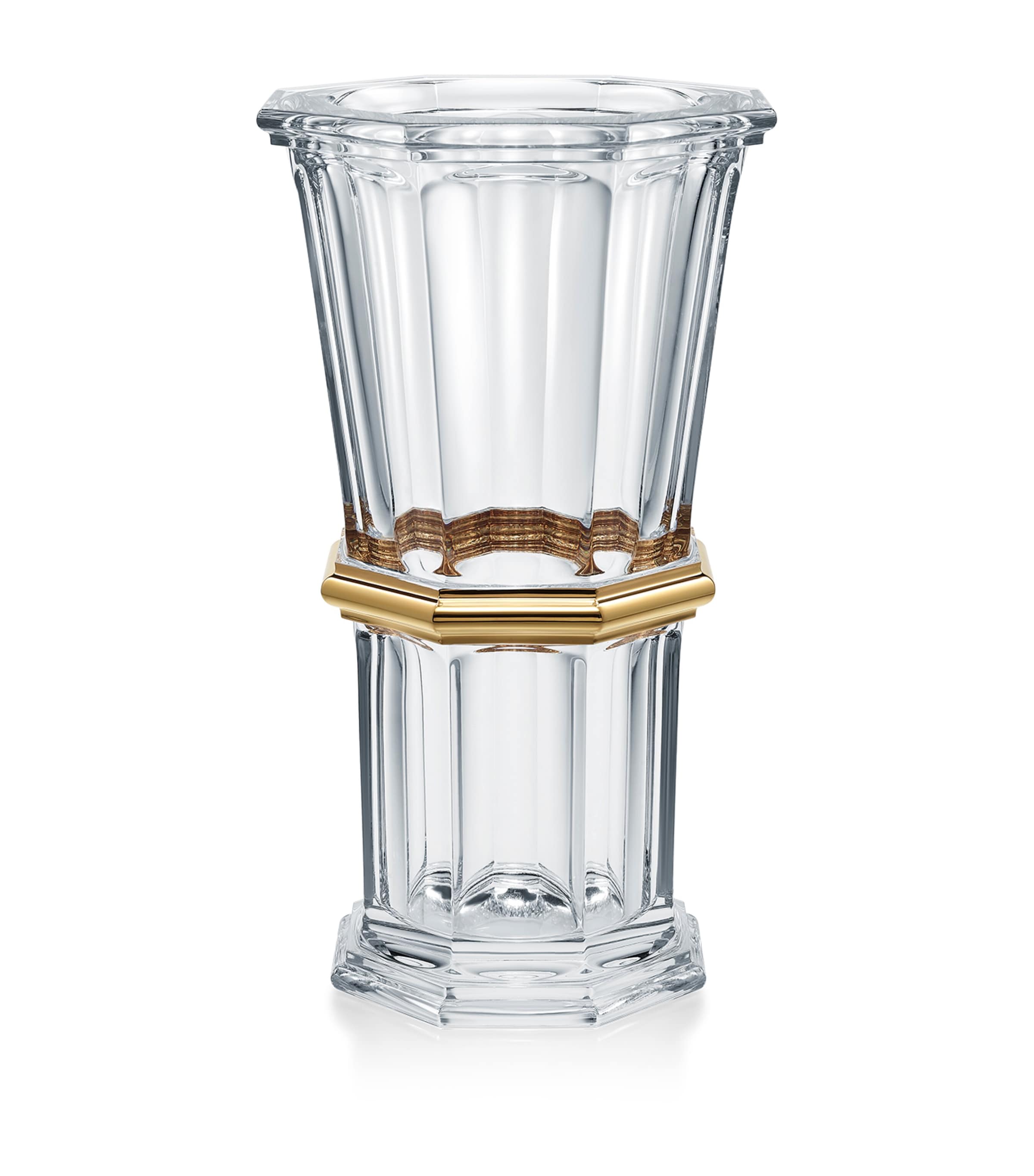Baccarat Harcourt Straight Crystal Vase In Clear
