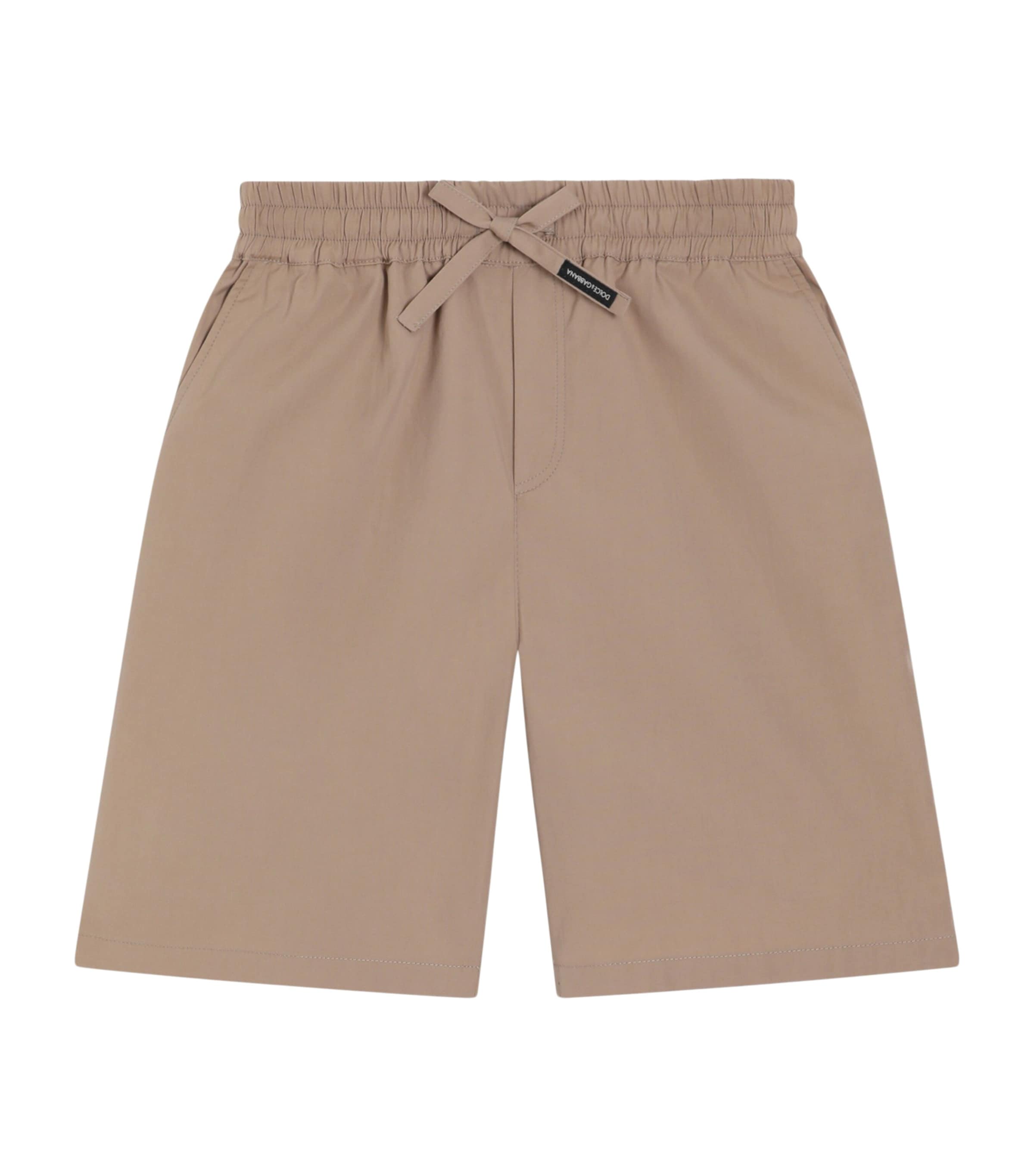 Dolce&Gabbana Kids Cotton Bermuda Shorts (8-12+ Years) Pink/white Image 1