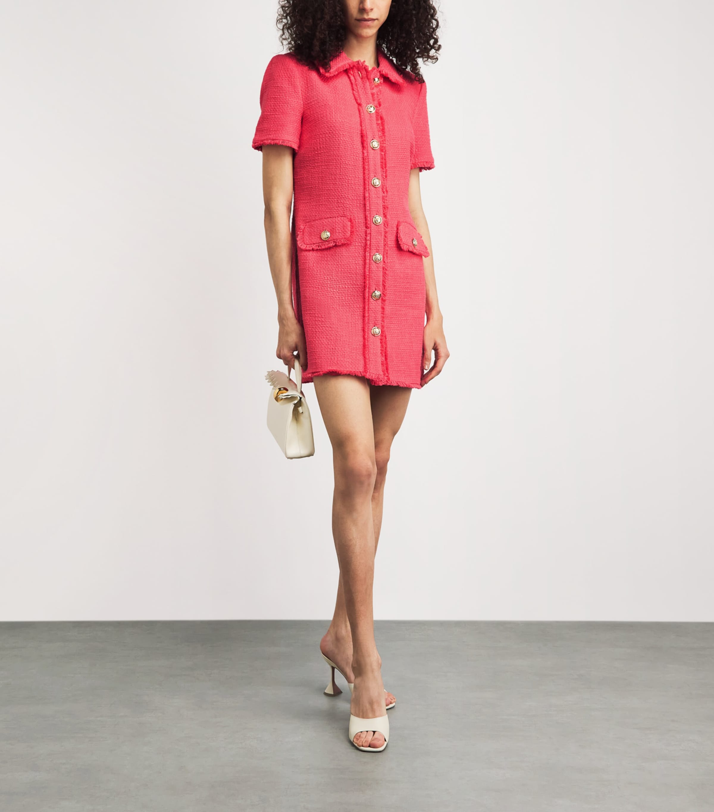 dottie mini dress Hyacinth House Aqua Beaded Dottie Mini Dress Aqua Linen / L