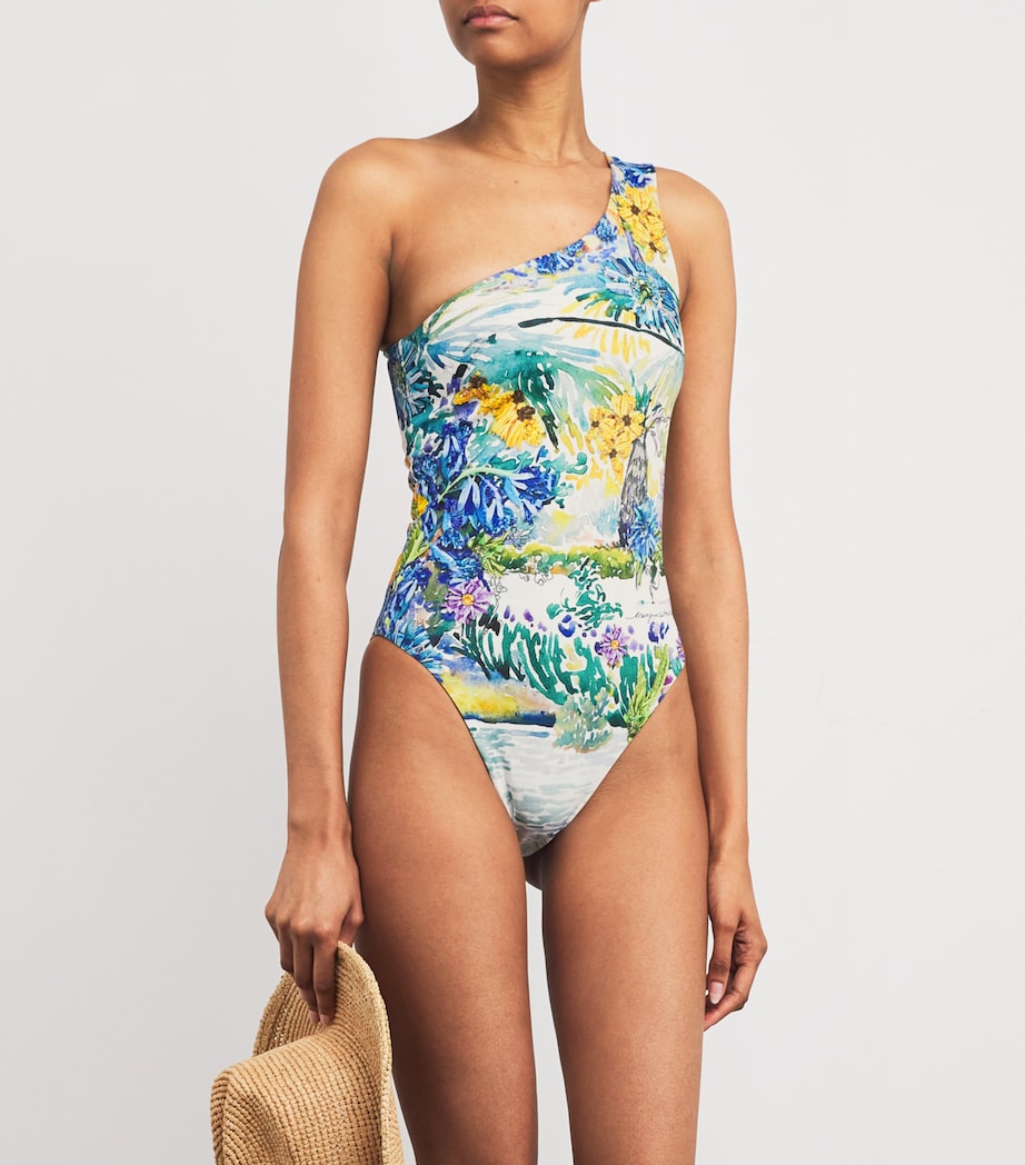 One-Shoulder Nata Swimsuit AVIEMORE WATER Image 2