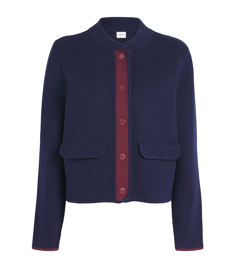 Two-Tone Cardigan DUAL-COLOR Image 1