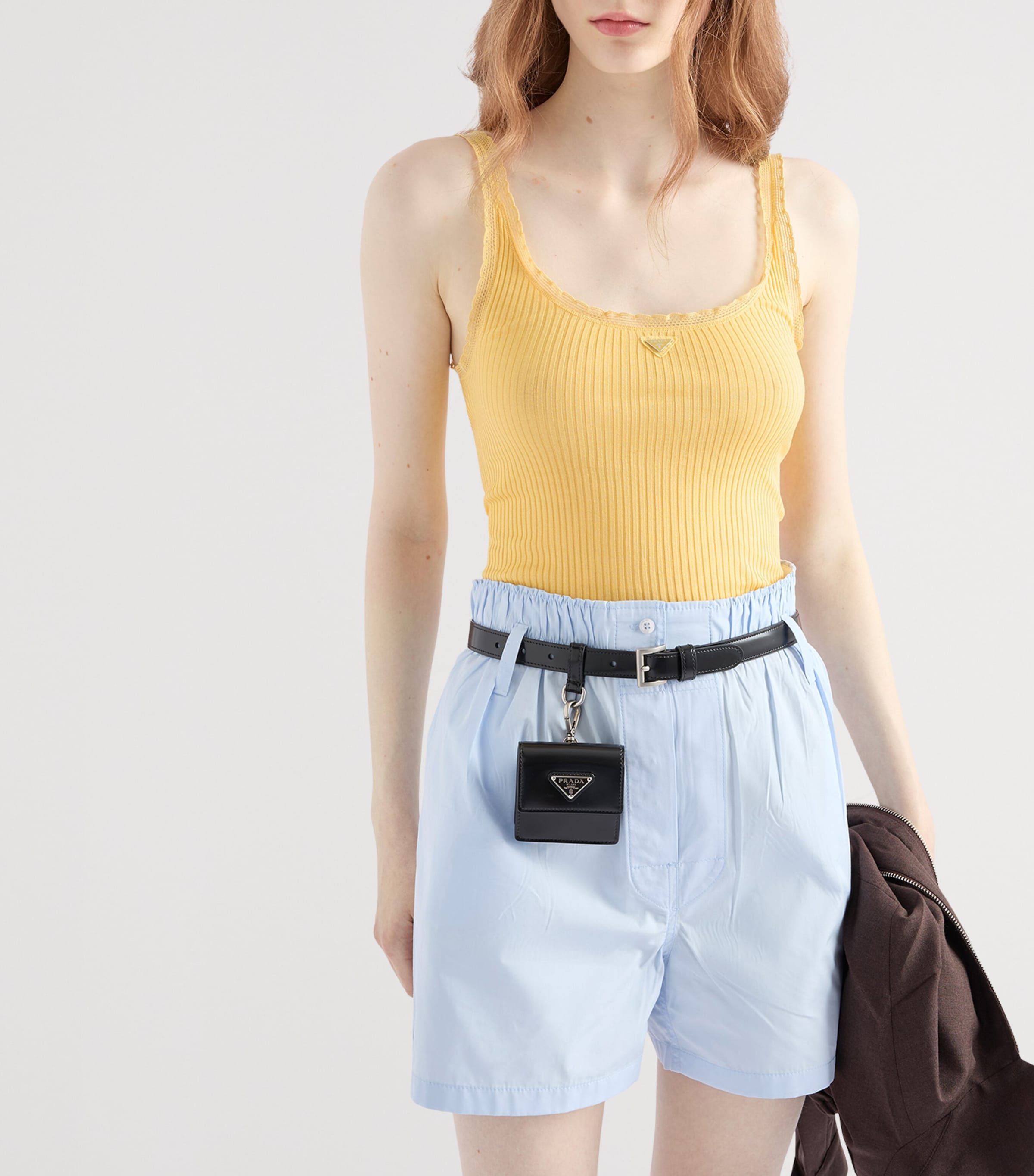 Cotton Ribbed Tank Top F0010 Image 3