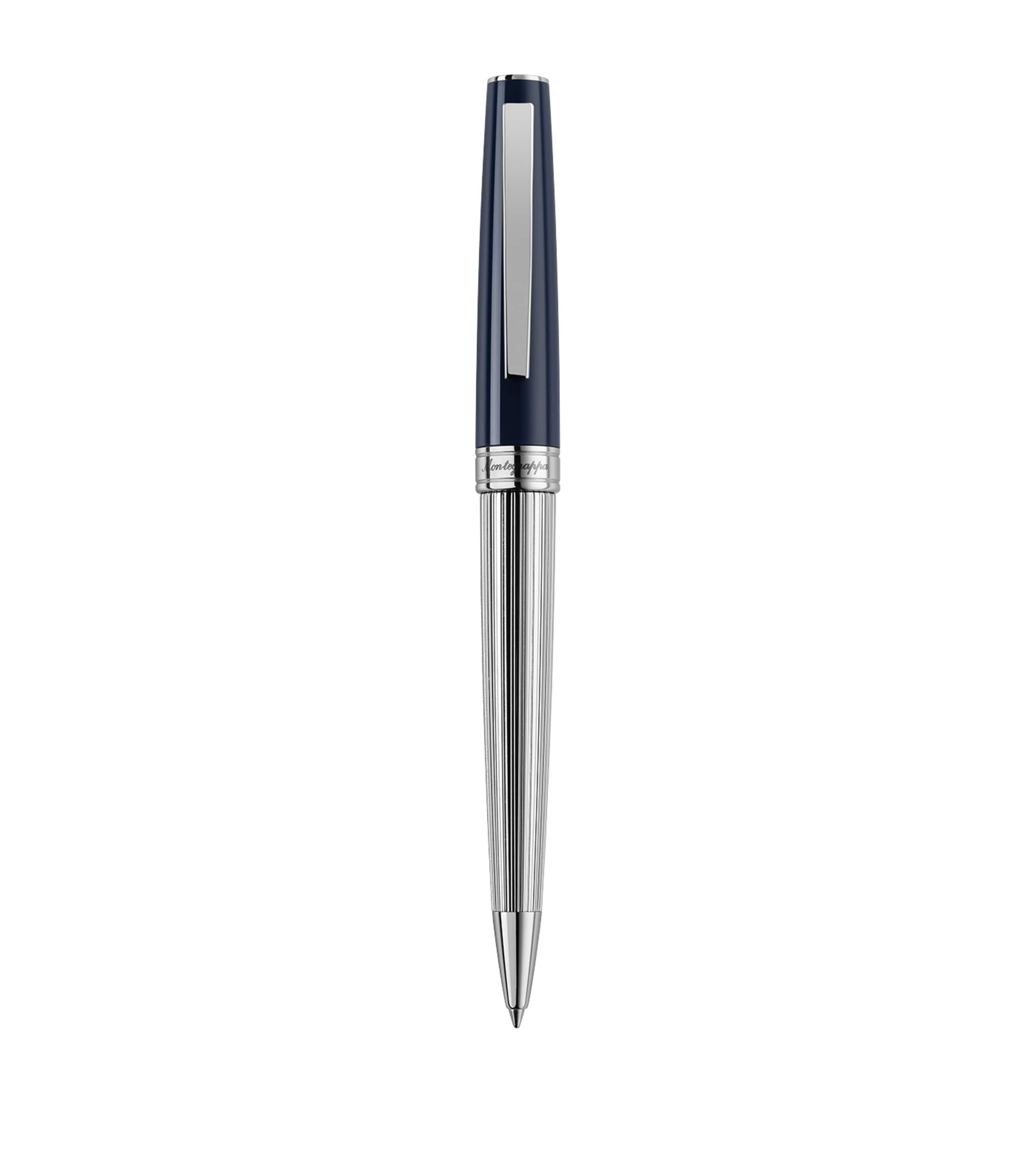 Montegrappa Armonia Duetto Ballpoint Pen In Silver