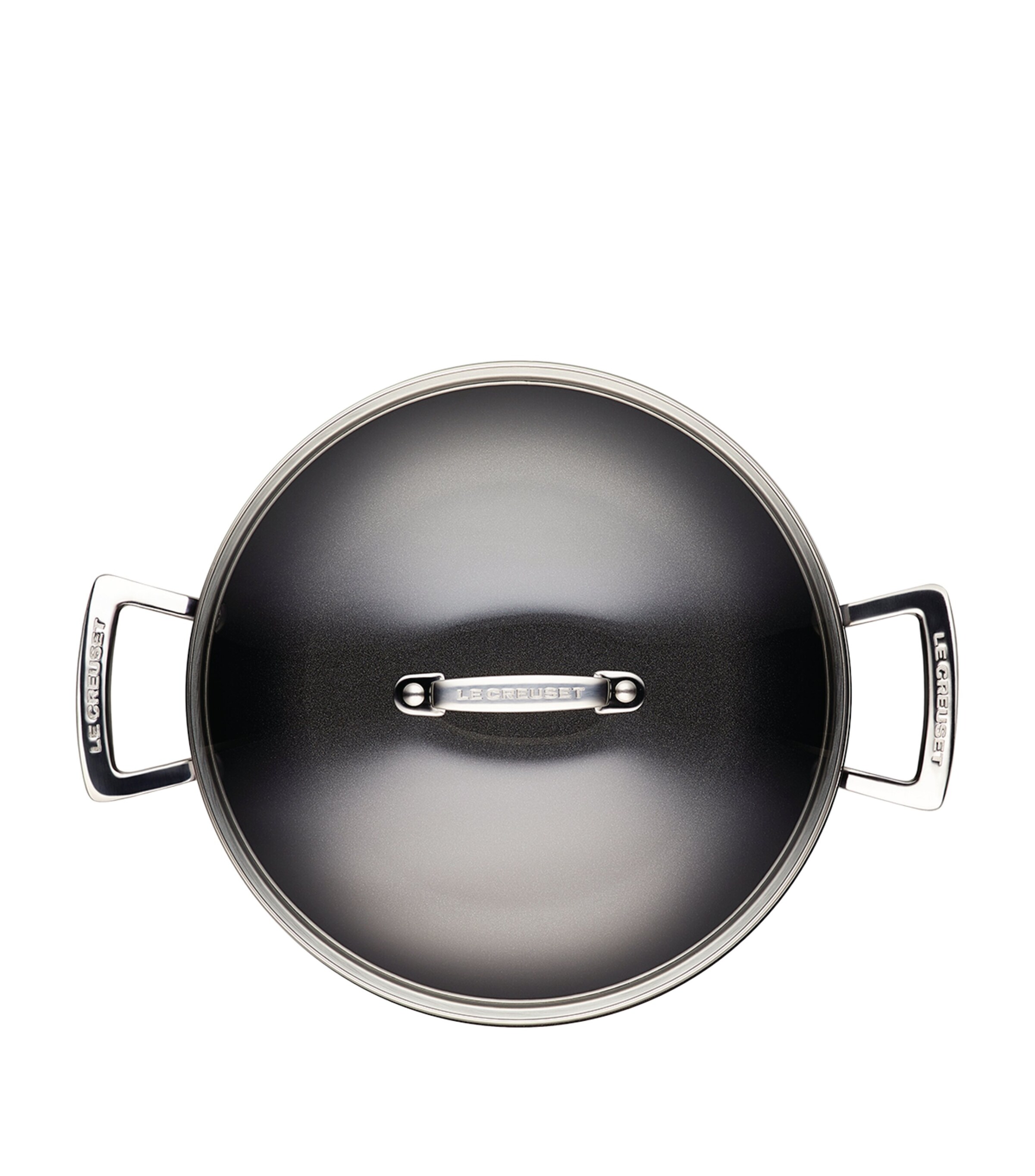 Le Creuset Toughened Non-Stick Shallow Casserole (26cm) Black Image 5