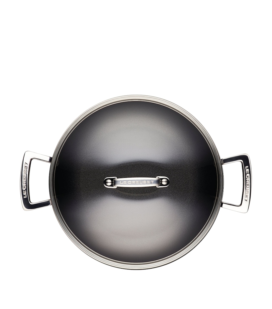 Toughened Non-Stick Shallow Casserole (26cm) BLACK Image 5