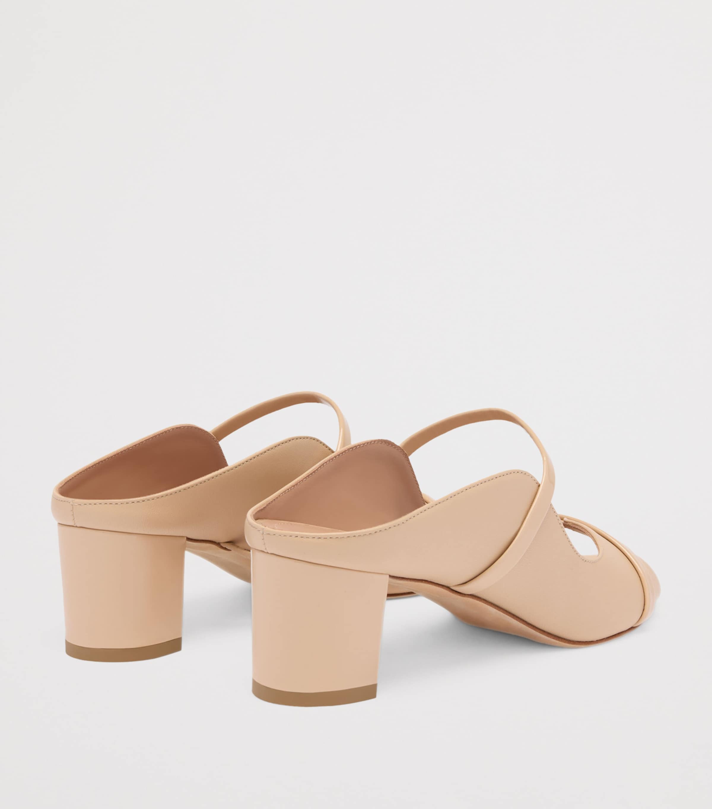 Malone Souliers Nappa Leather Norah Heeled Sandals 45 Buff Image 4