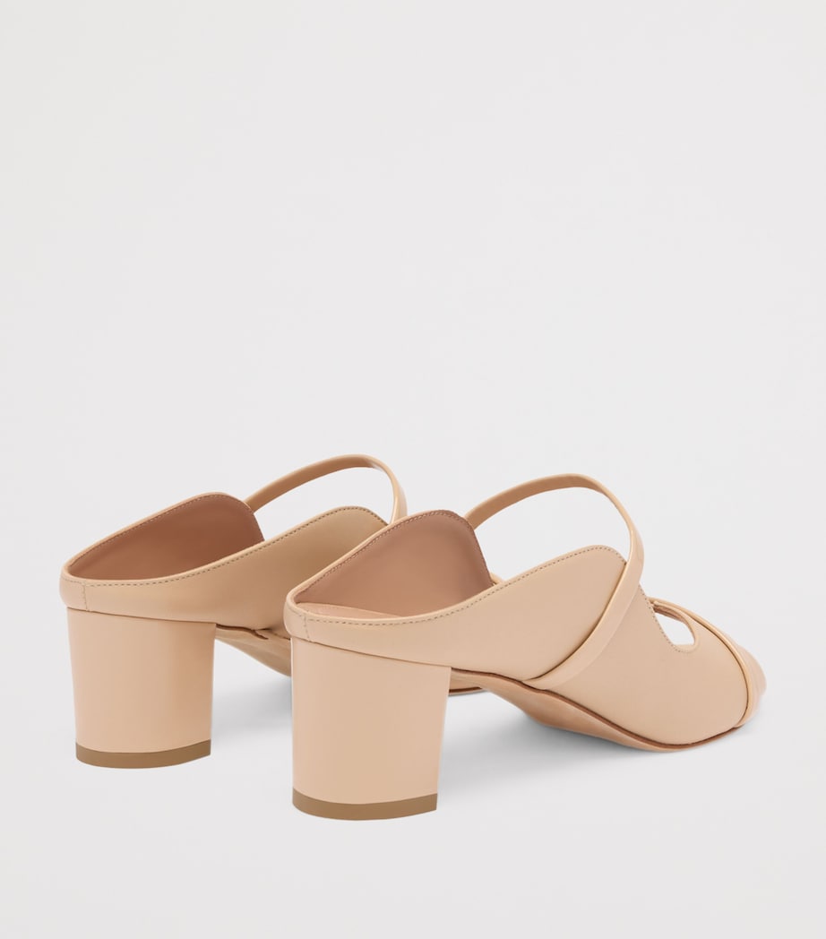 Malone Souliers Nappa Leather Norah Heeled Sandals 45 Buff Image 4