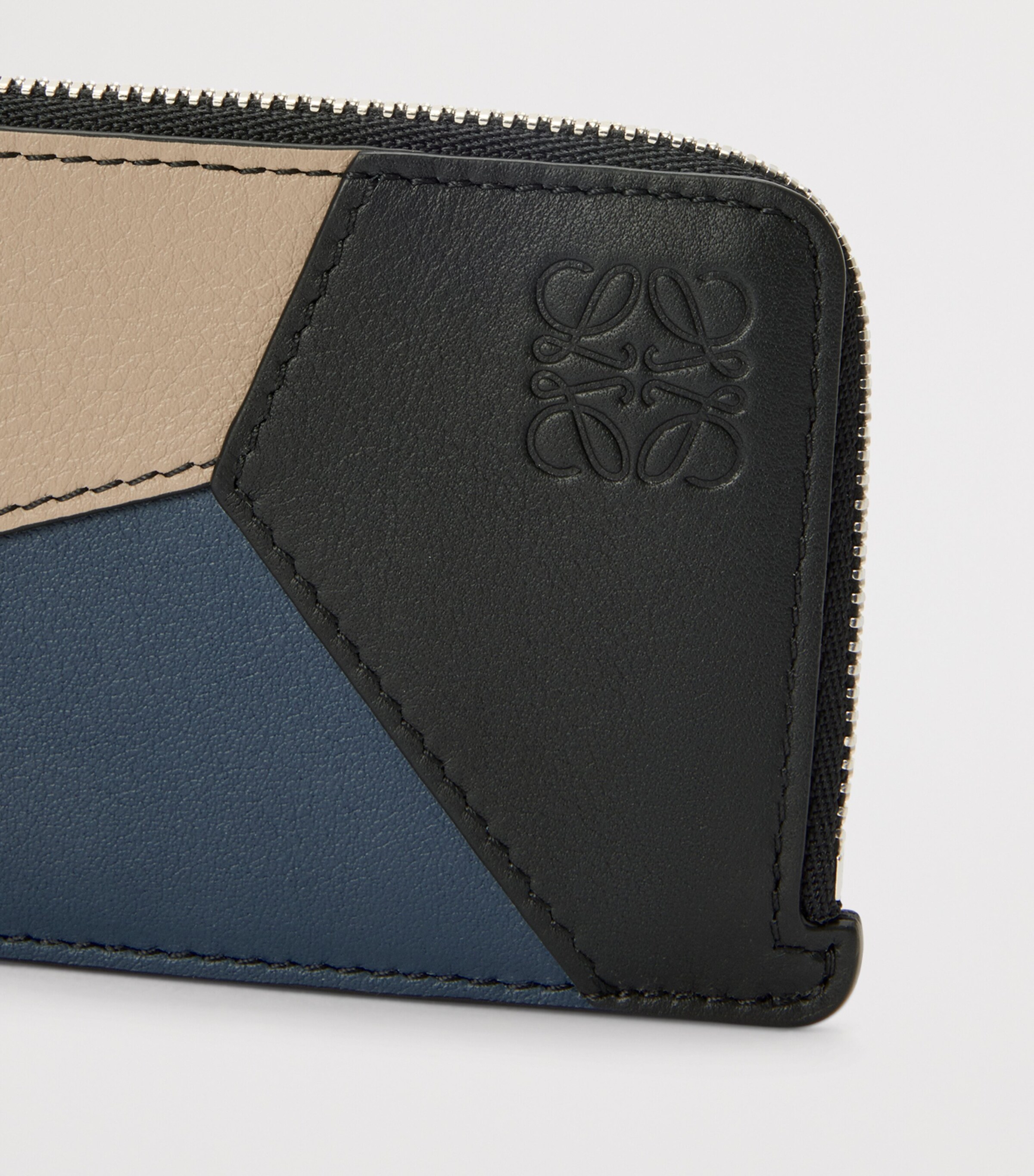 LOEWE Blue Leather Puzzle Edge Multi Card Holder | Harrods US