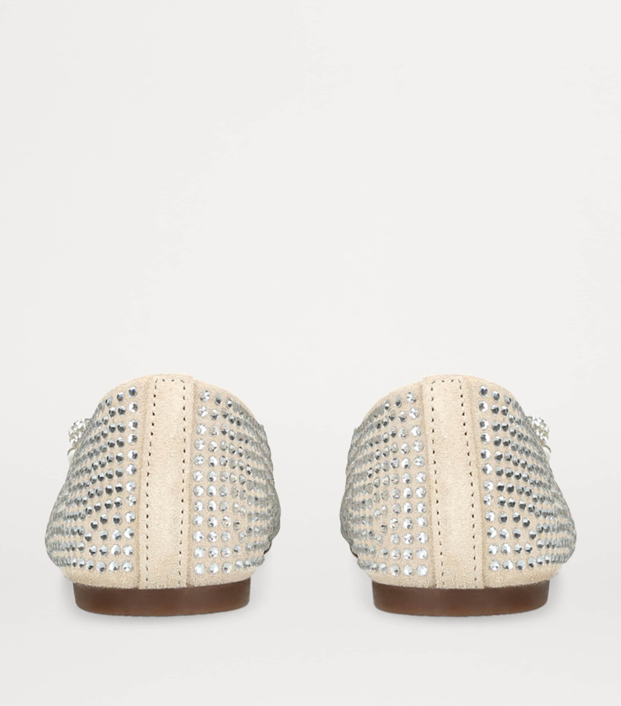 BabyWalker Embellished Ballerina Flats Beige Image 2