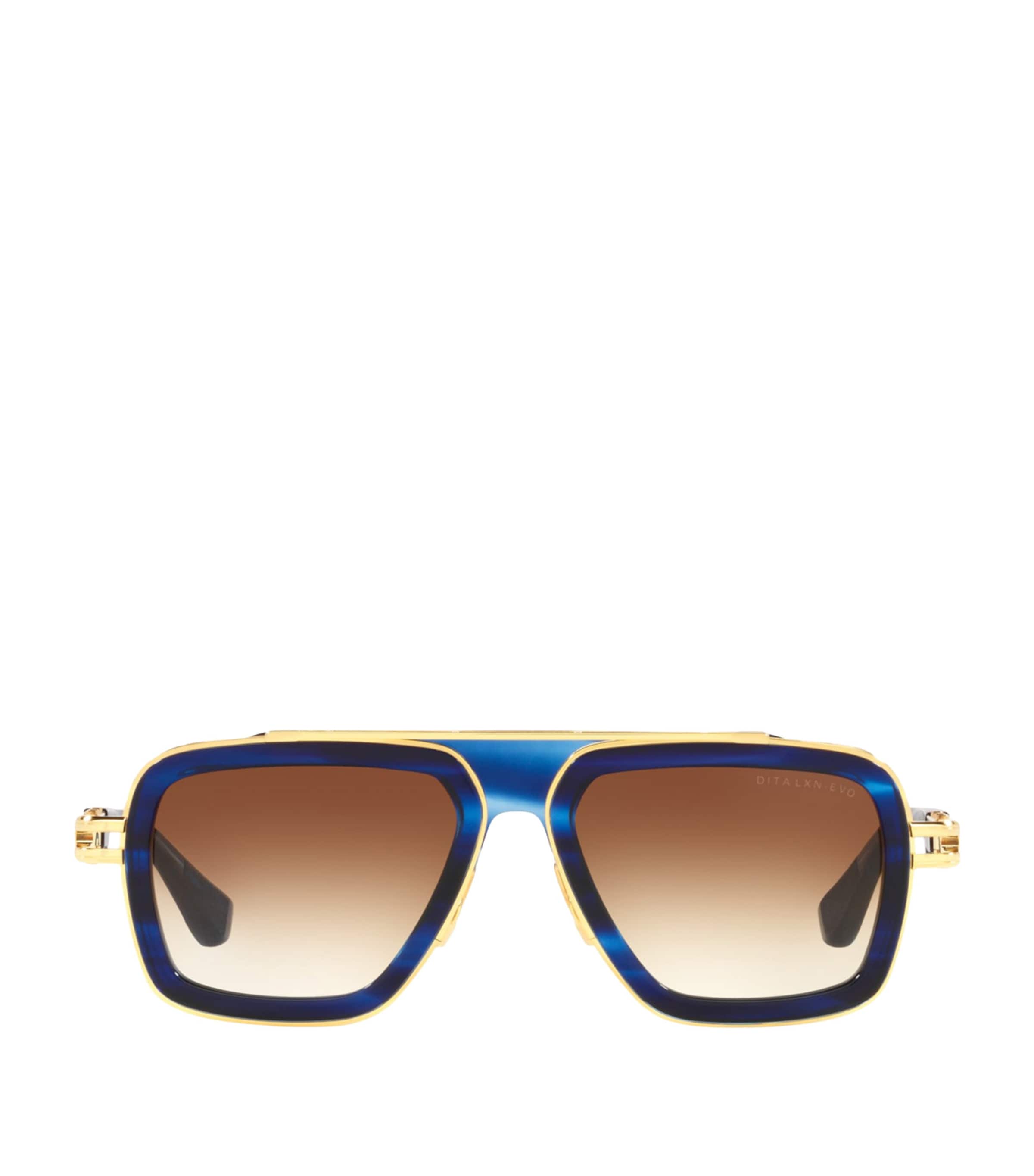 DITA LXN Evo Rectangle Sunglasses Blue Image 1