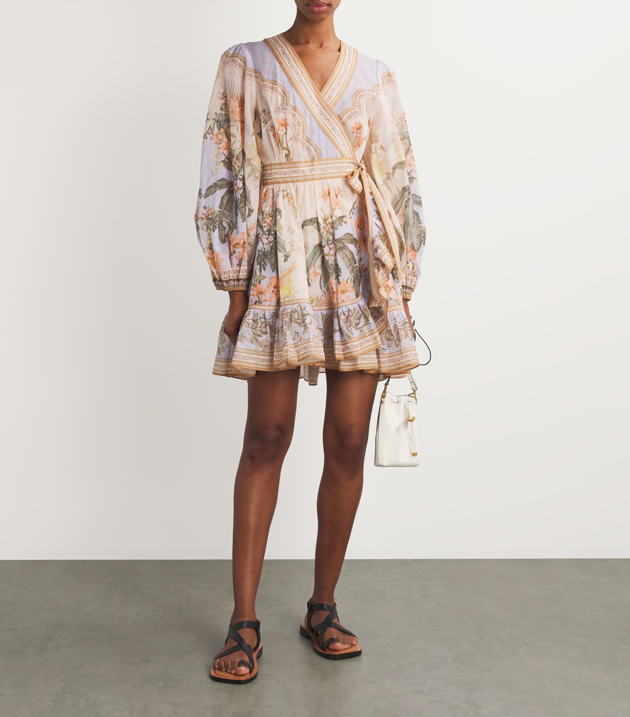 Zimmermann Cotton Wylie Mini Dress | Harrods US