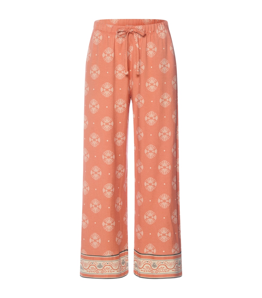 Hanro Womens Urban Casuals Lounge Trousers Pencil Mariposa Image 1