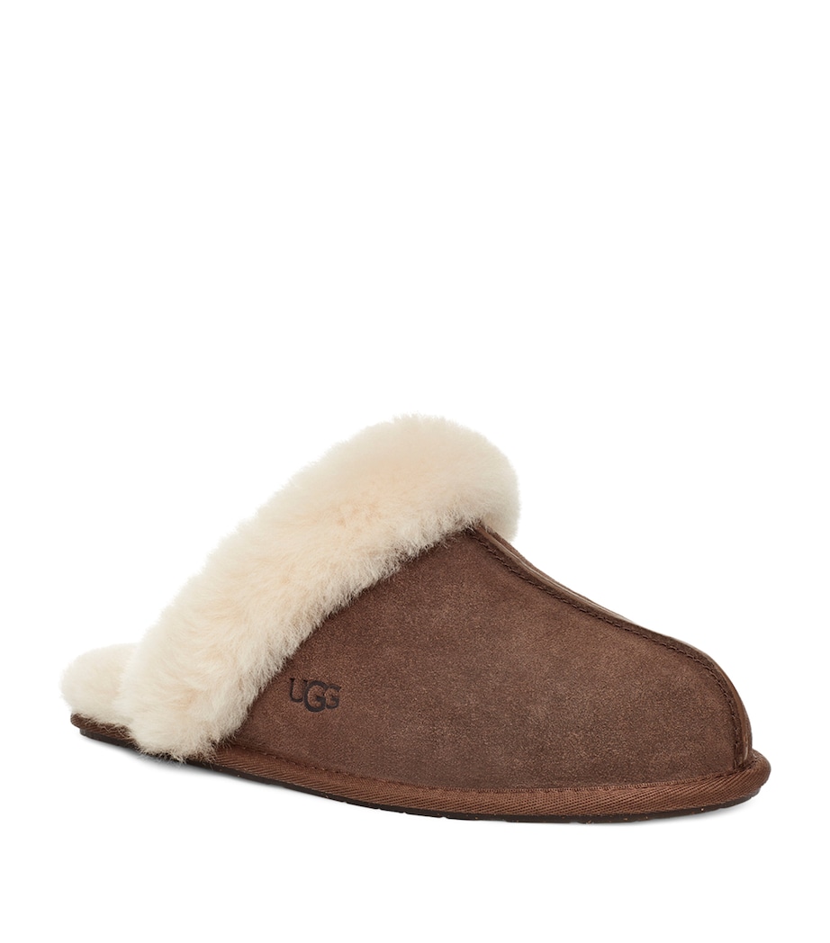 Suede Scuffette II Slippers DARK BROWN Image 8
