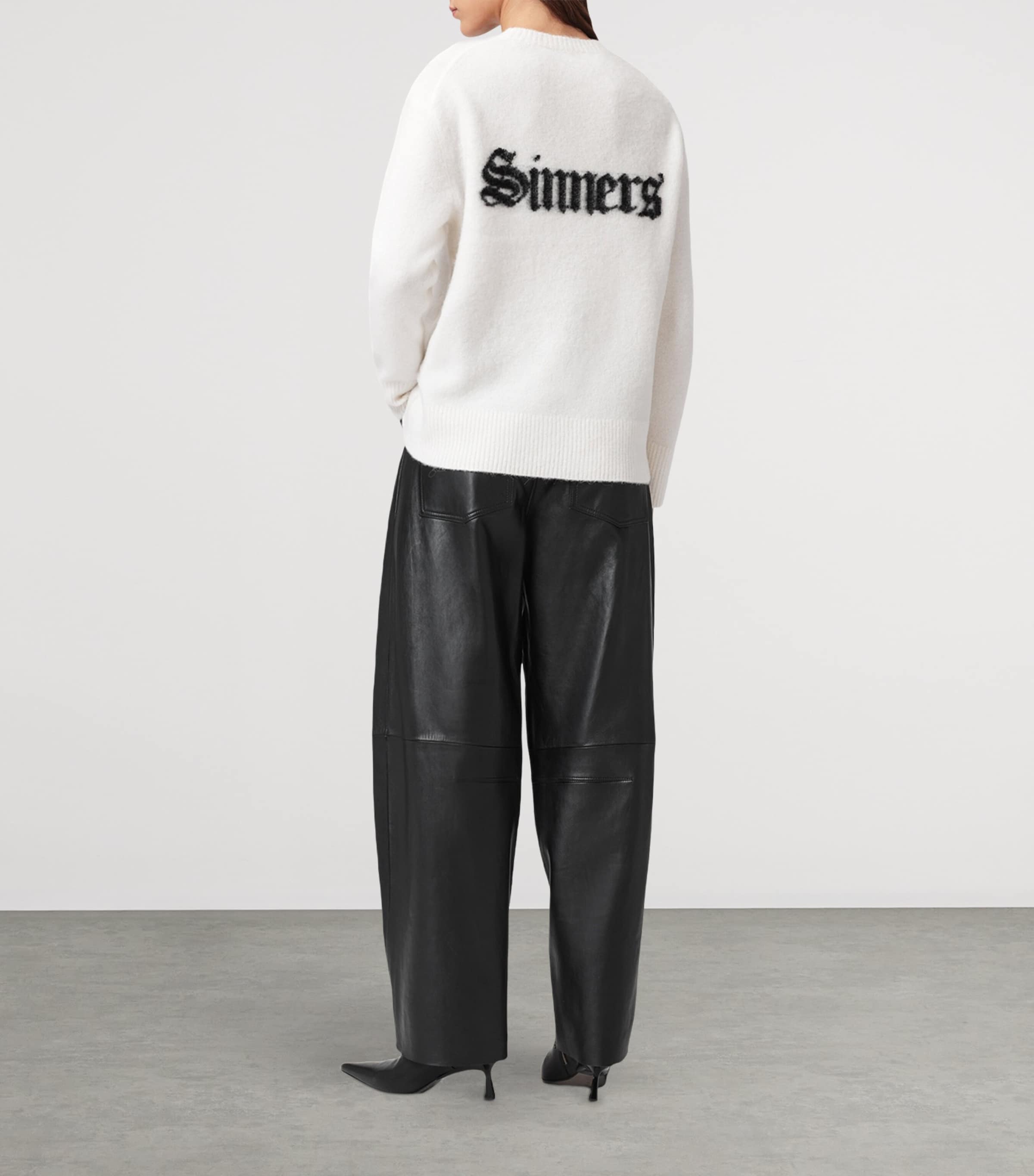 Leather Jett Lea Trousers BLACK Image 6