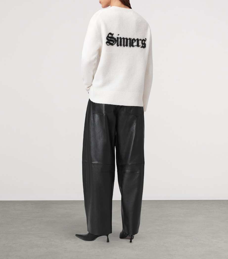 Leather Jett Lea Trousers BLACK Image 6