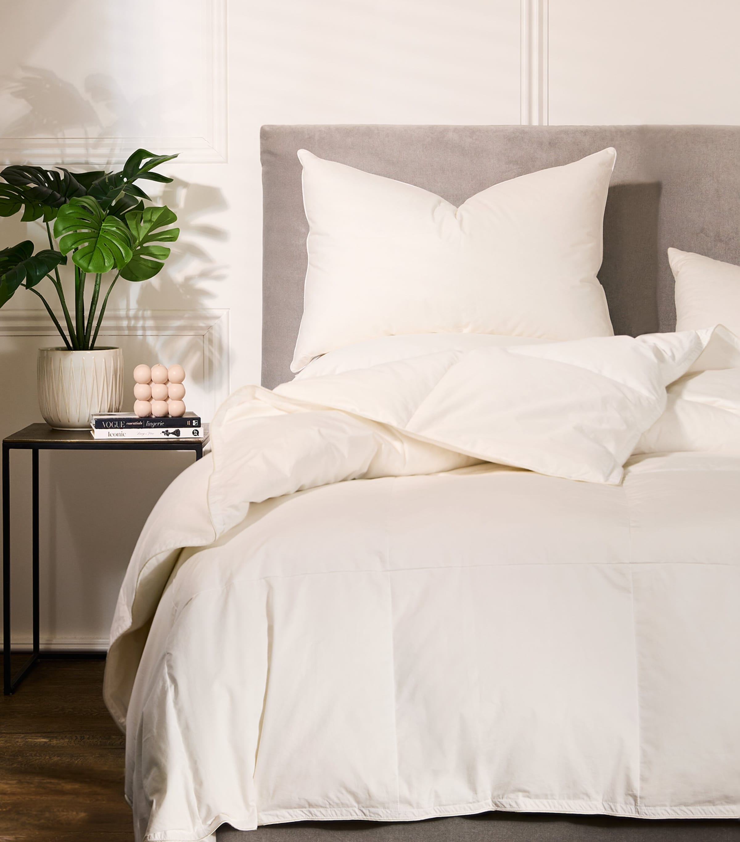 A1 Grade 100% Hungarian Goose Down Single Duvet (13.5 Tog) WHITE Image 4