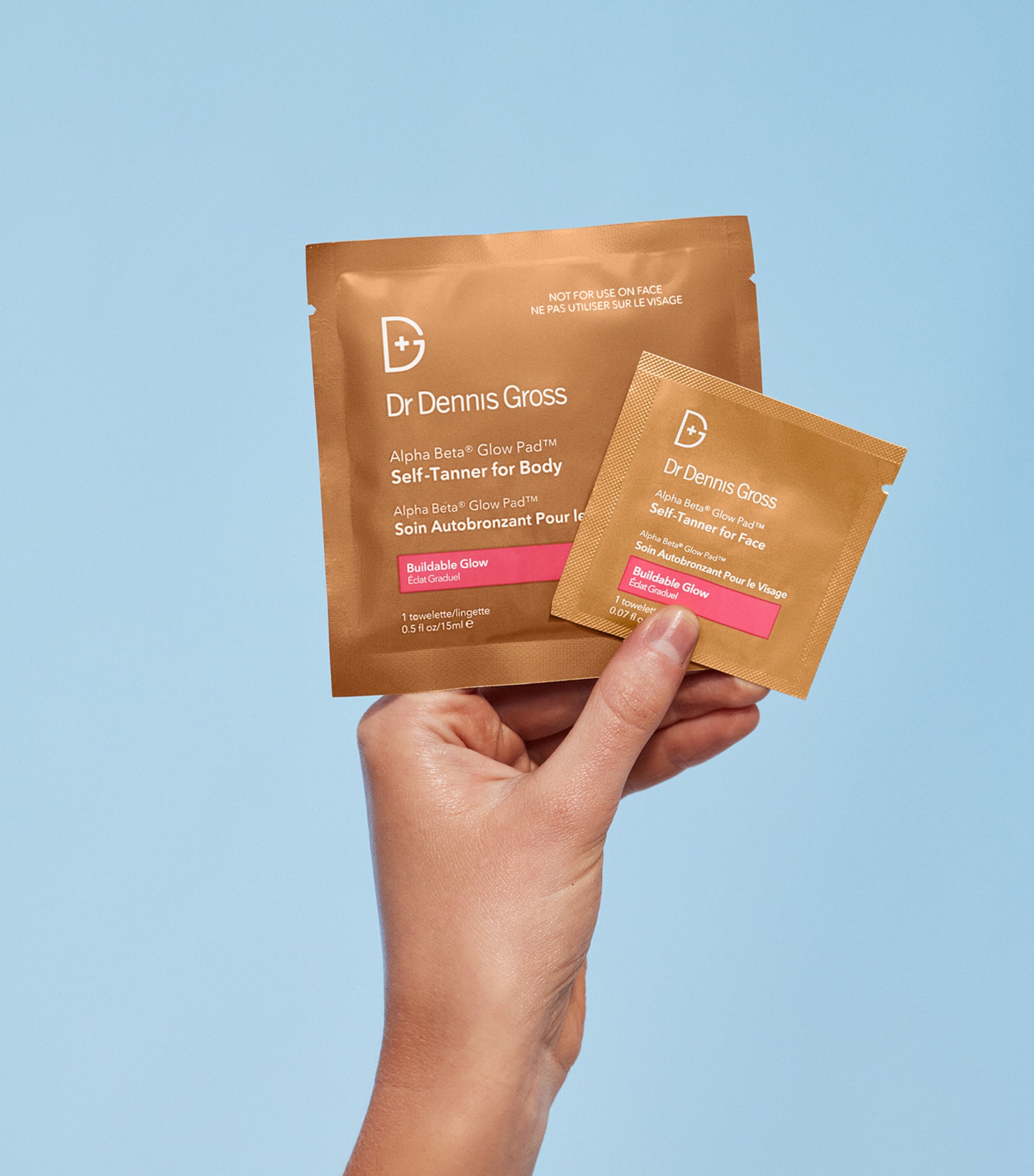 Alpha Beta Glow Pad Face Self-Tanner (Pack of 8) NO COLOUR Image 2