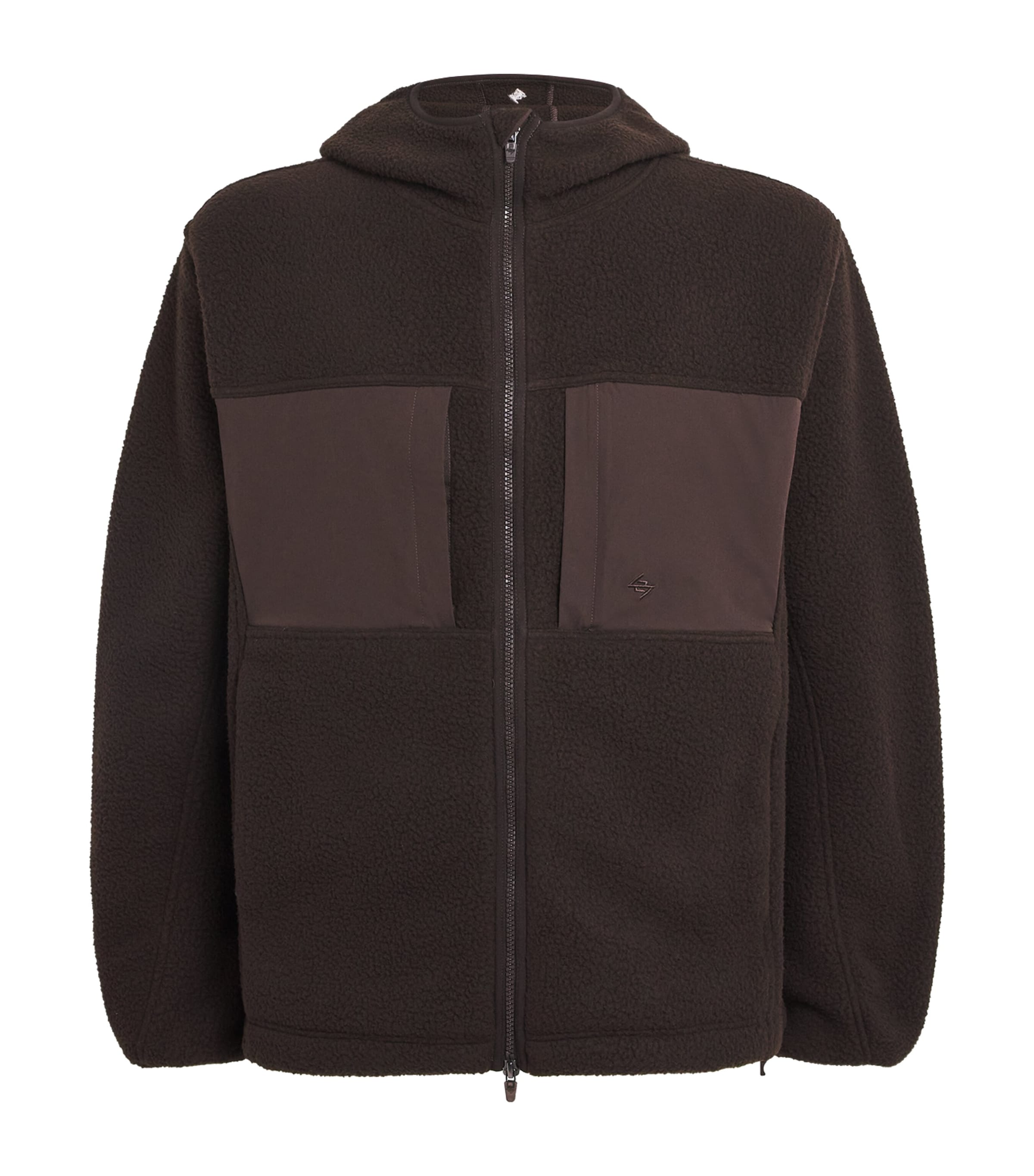 247 Borg Fleece Jacket CHOCOLATE Image 1