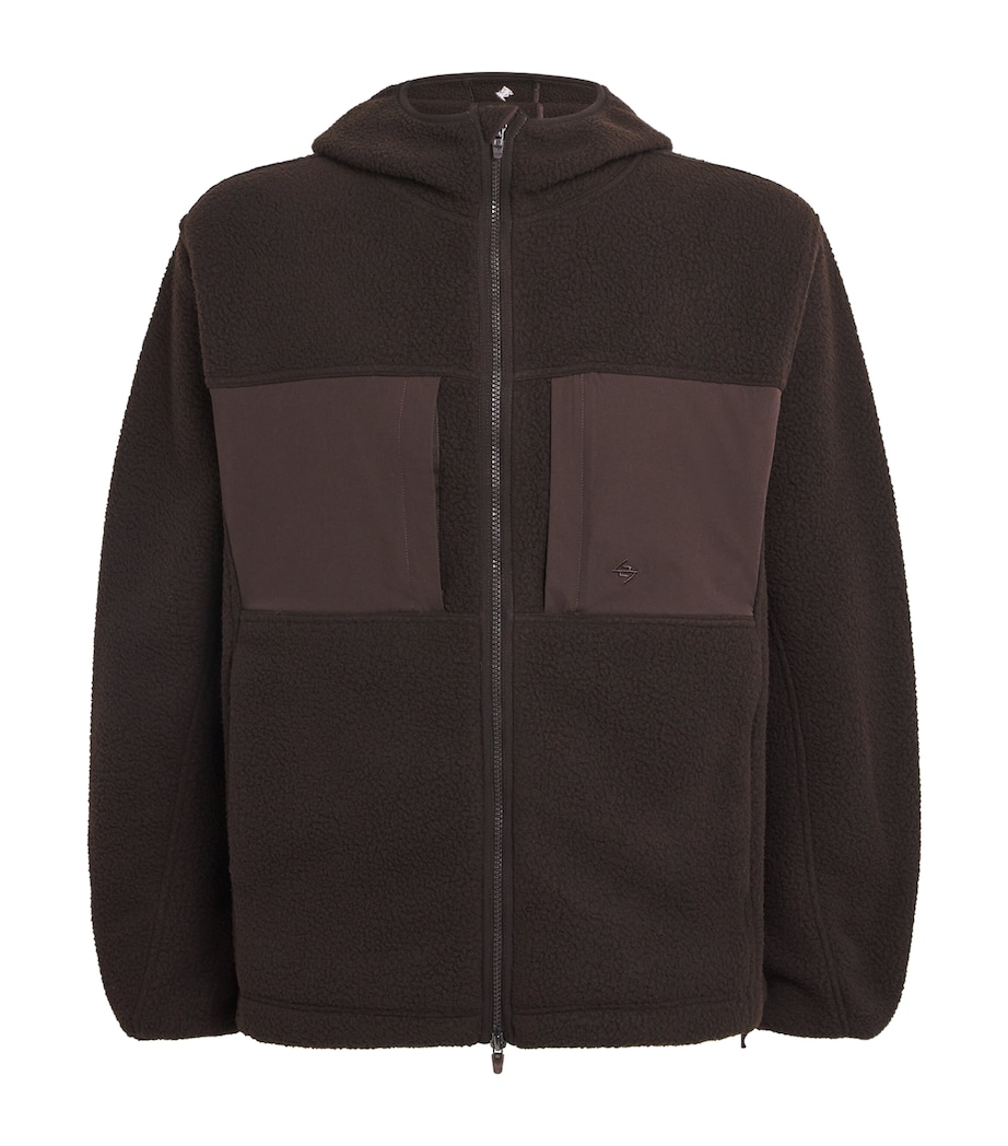247 Borg Fleece Jacket CHOCOLATE Image 1