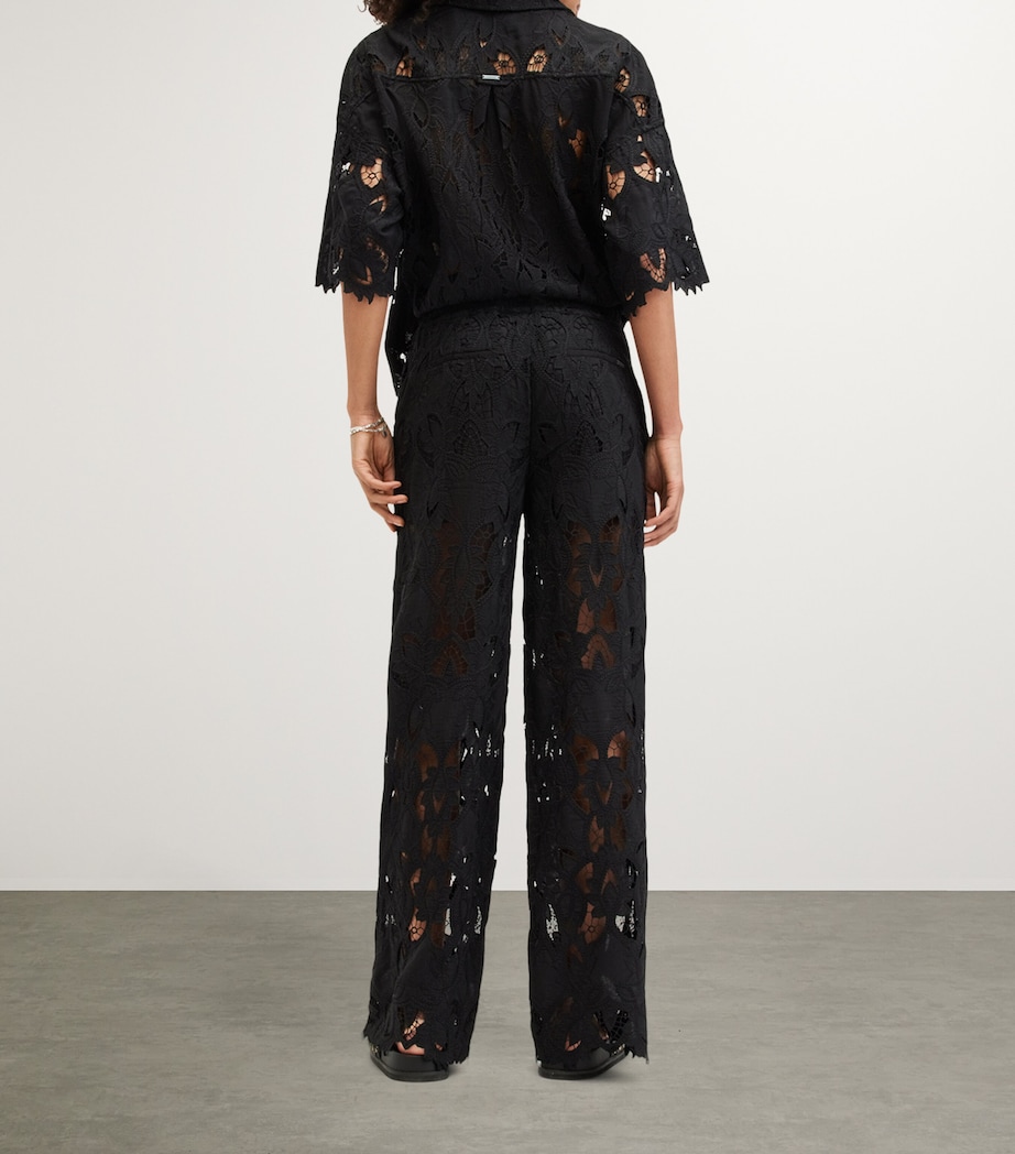 Charli Embroidered Trousers BLACK Image 8