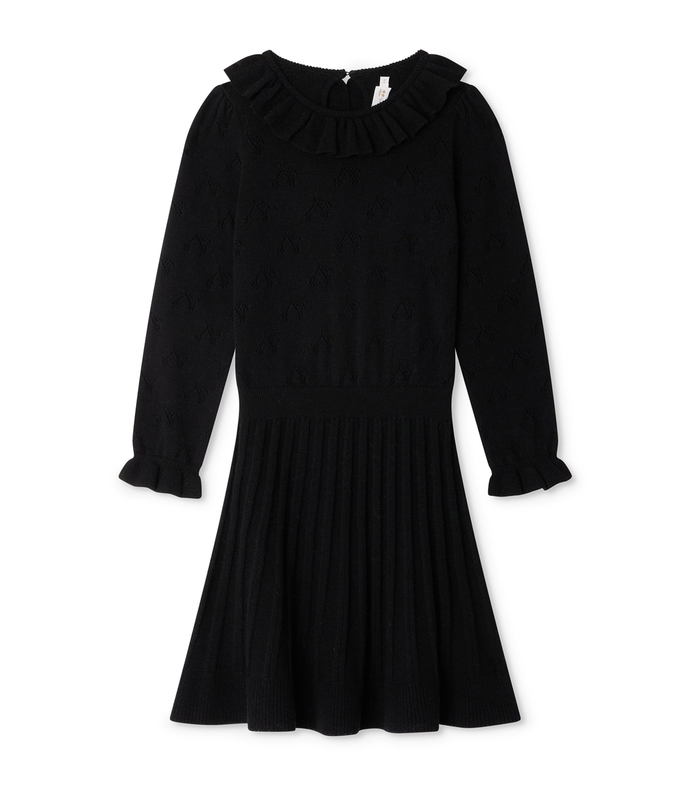 Bonpoint Wool-silk Jelma Dress In Black