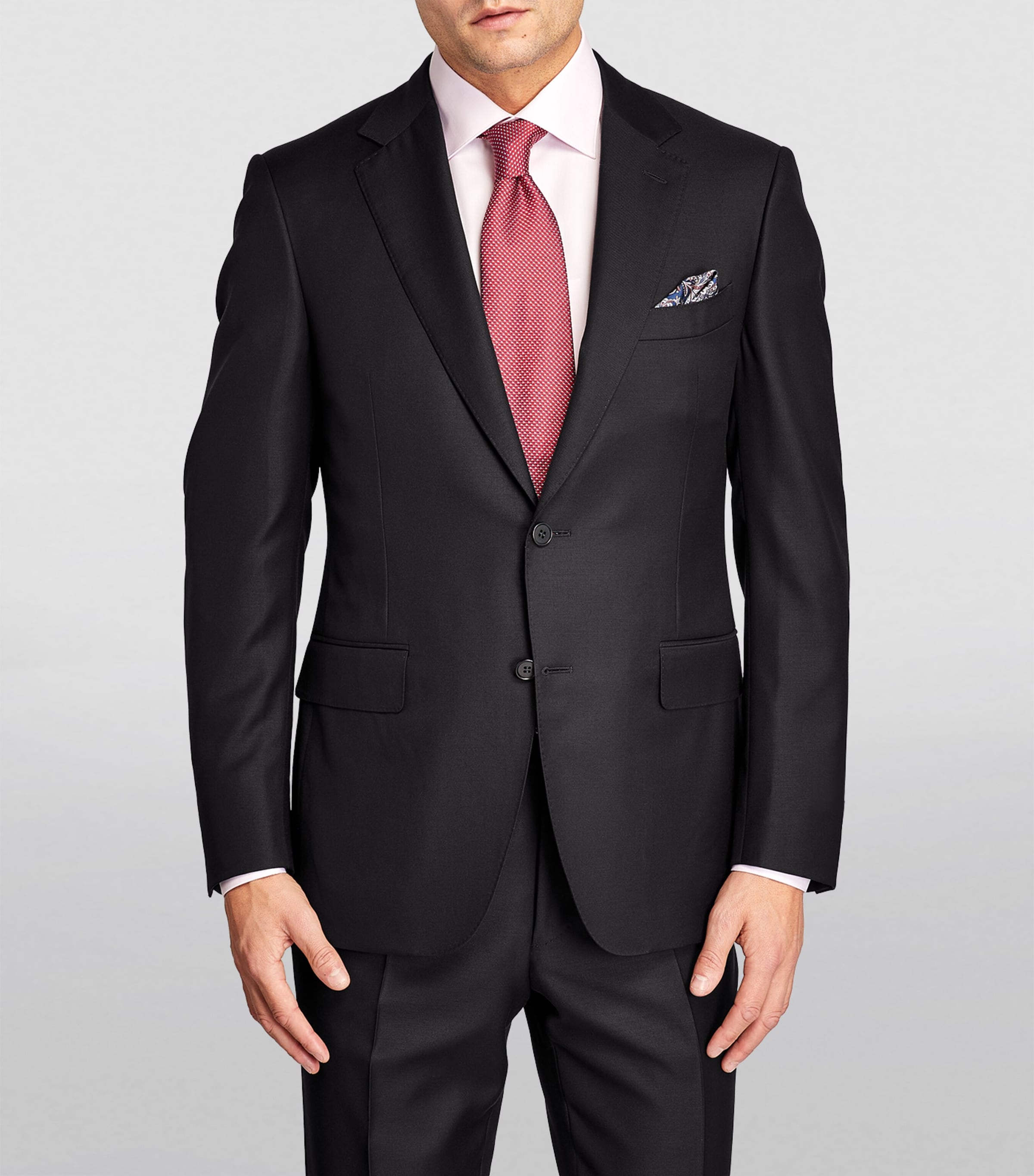 Wool 2-Piece Suit 31 NAVY Image 3