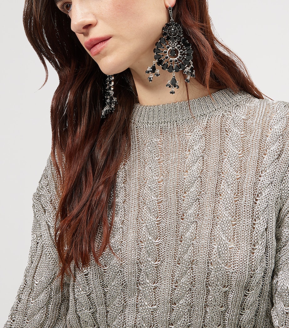 McQueen Lustre Drop Earrings Image 2