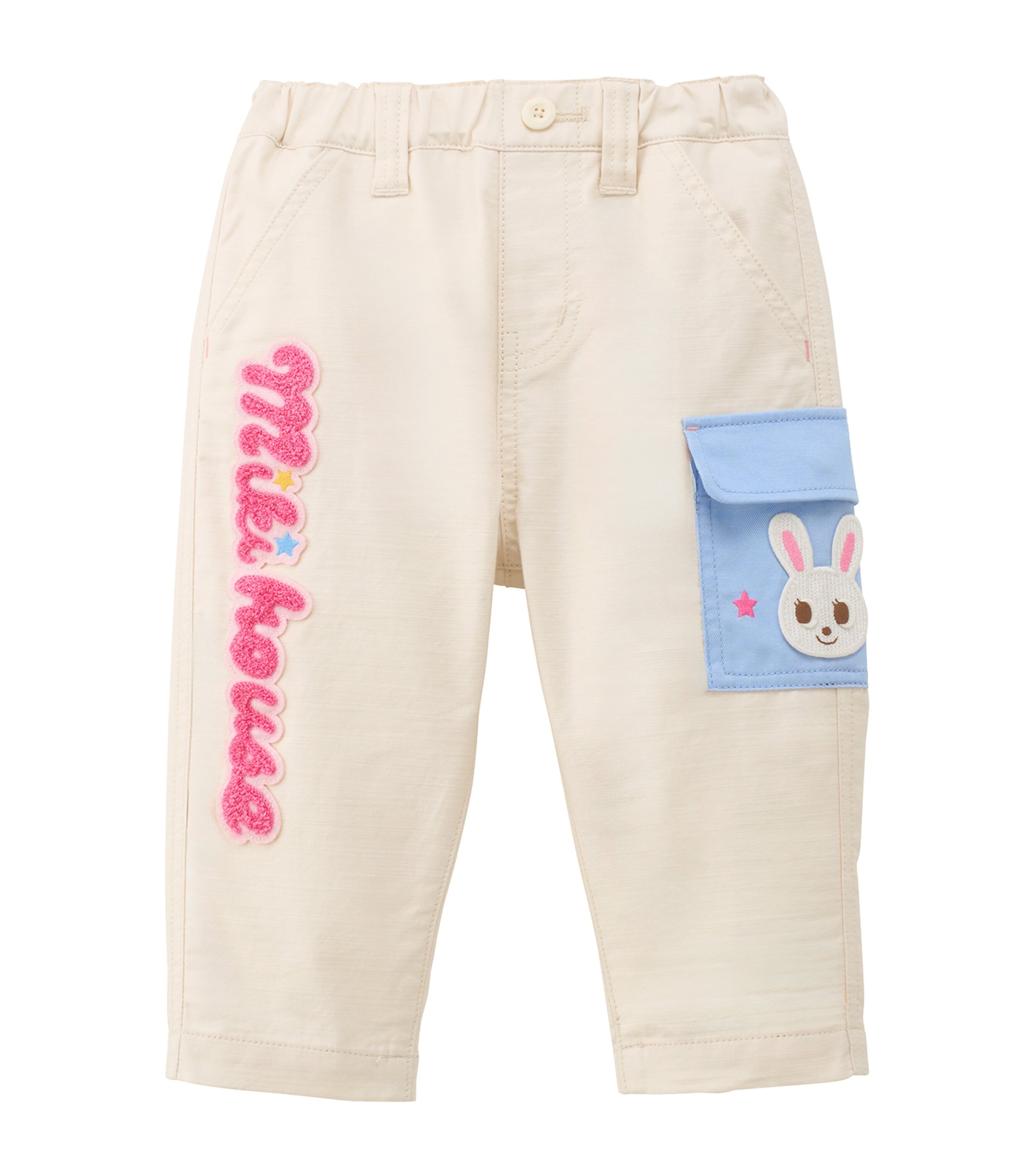 Miki House Appliqué Logo Trousers (2-7 Years) Image 1