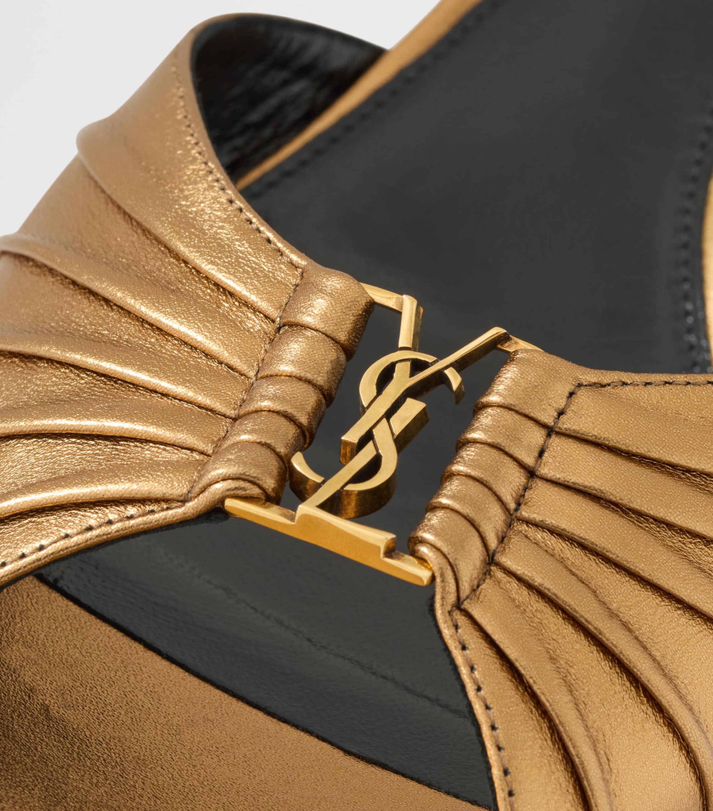 Saint Laurent Leather Babylone Mules 60 Image 4