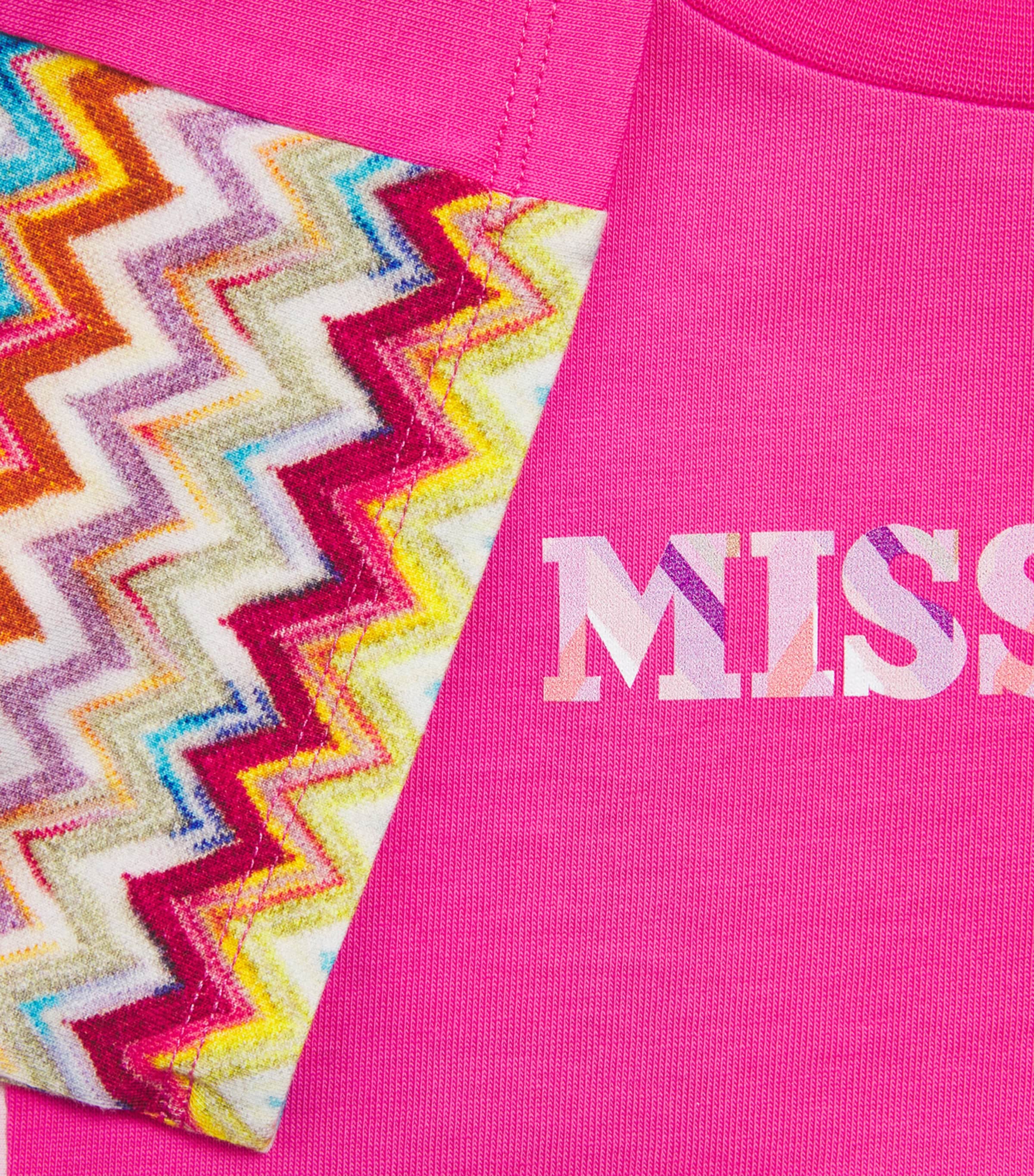Missoni Kids Cotton Zigzag Trim Dress (4-14 Years) Image 3