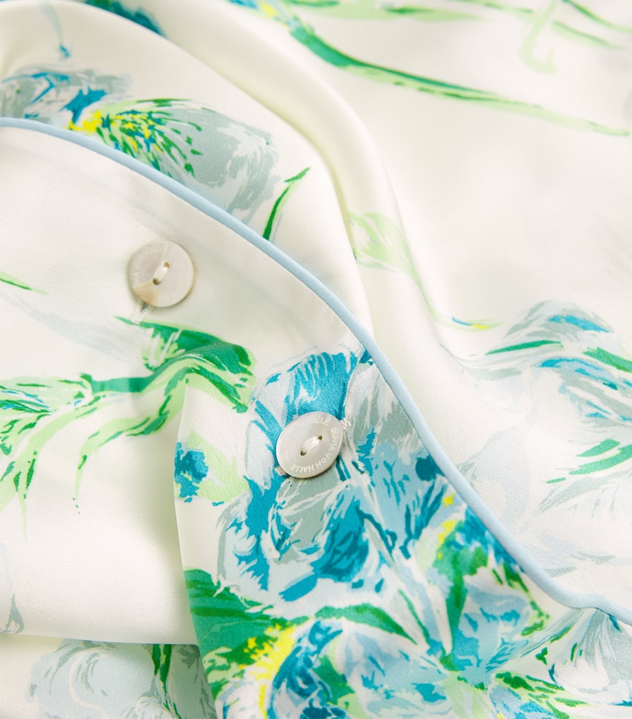 Silk Floral Lila Asterias Pyjama Set ASTERIAS Image 5