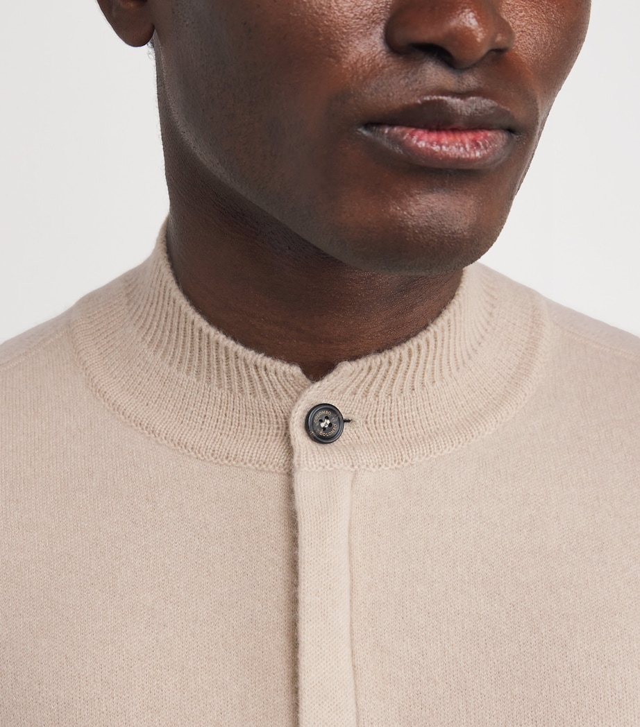 Kid Cashmere Buttoned Sweater BEIGE 80215 Image 6