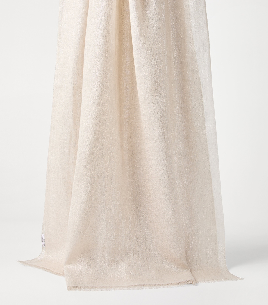 Cashmere-Silk Sparkling Scarf C9731 Image 4