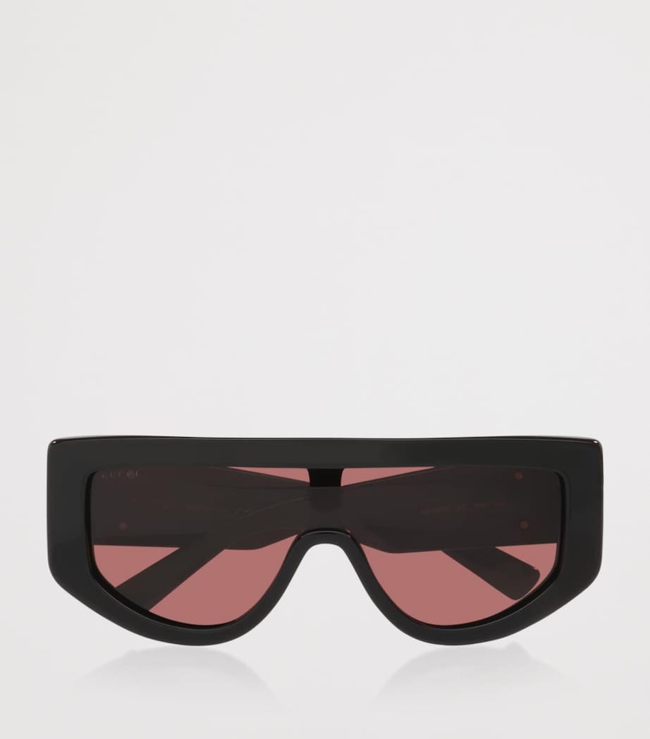 Gucci Irregular Sunglasses Black Image 5