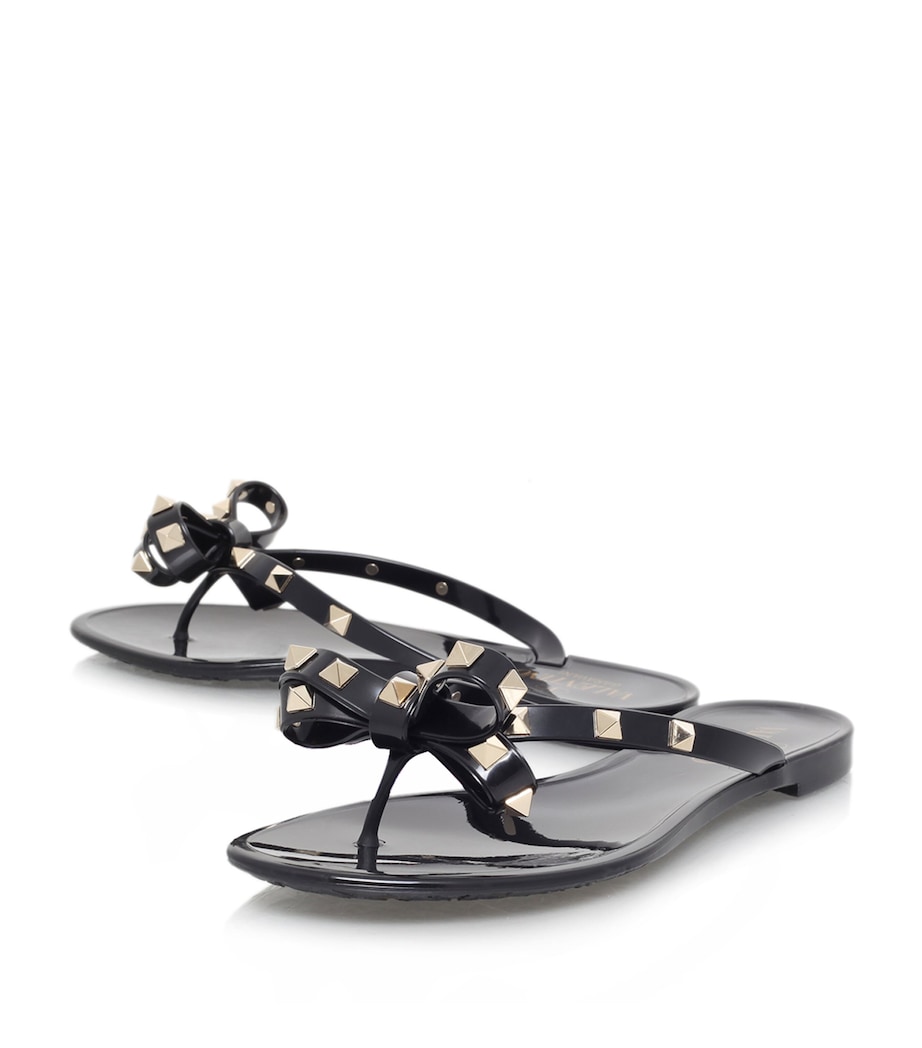 Valentino Garavani Rockstud Sandals Black Image 3