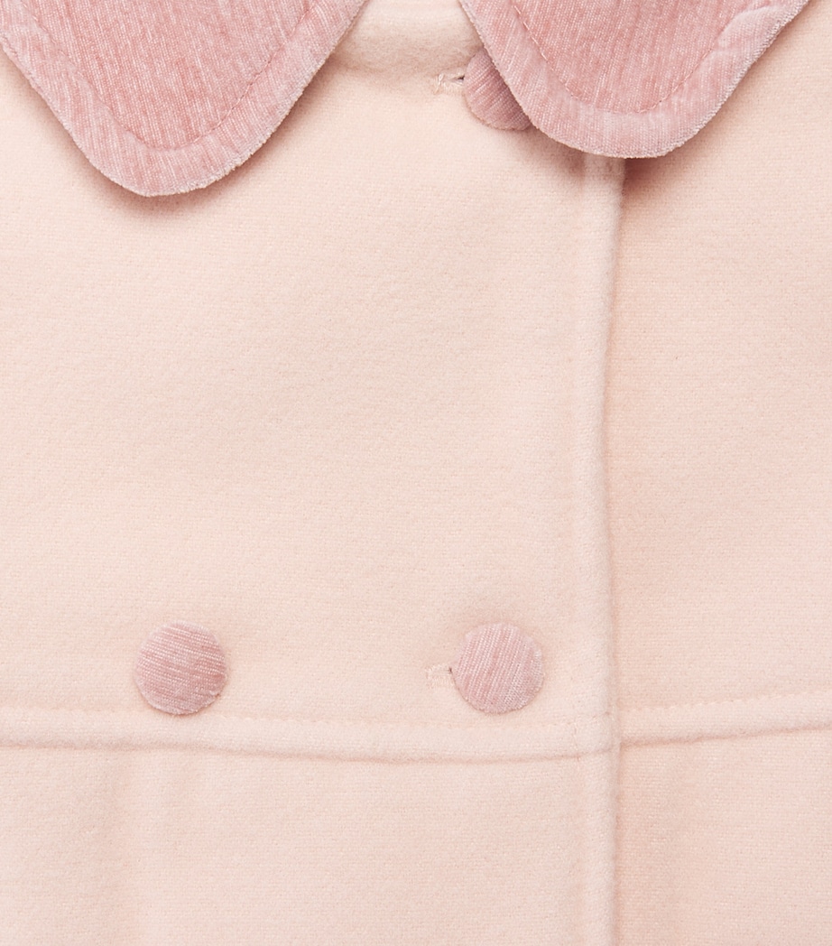 Patachou Double-Breasted Coat (6 Months-4 Years) Pink Image 5