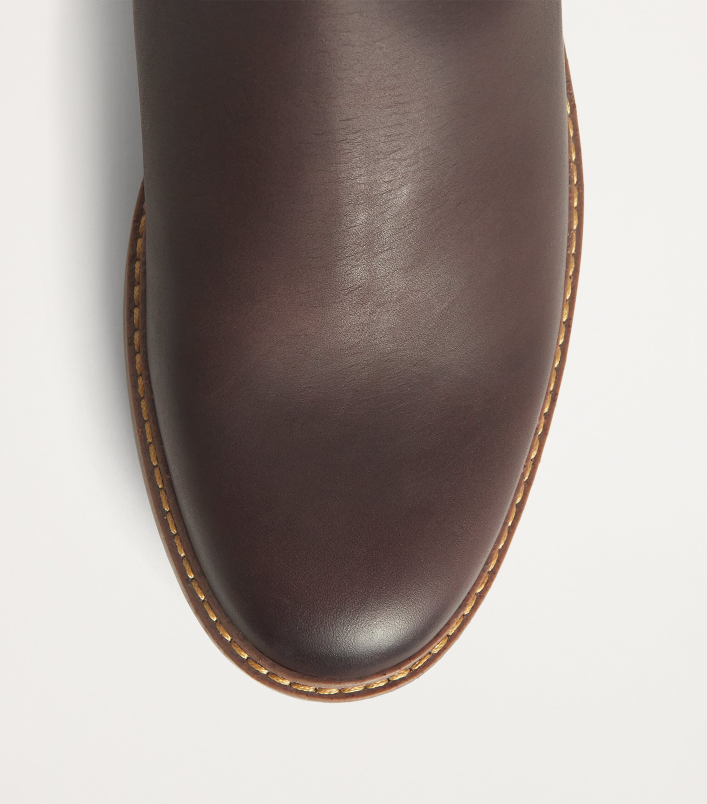 Leather Farsley Chelsea Boots CHOCO Image 5