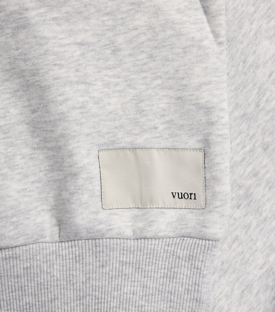 VUORI Womens Restore Oversized Hoodie Pale Grey Heather Image 6