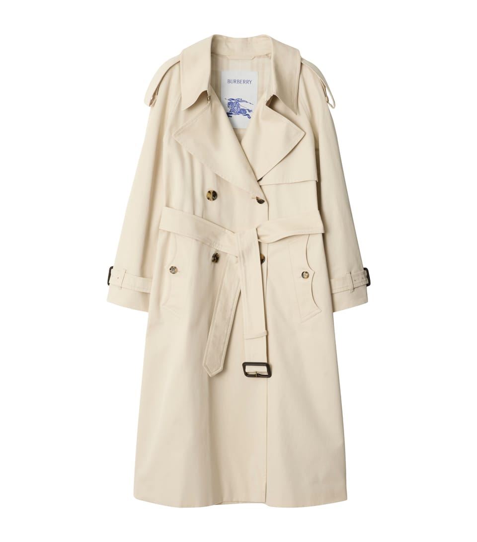 Gabardine Fitzrovia Long Trench Coat