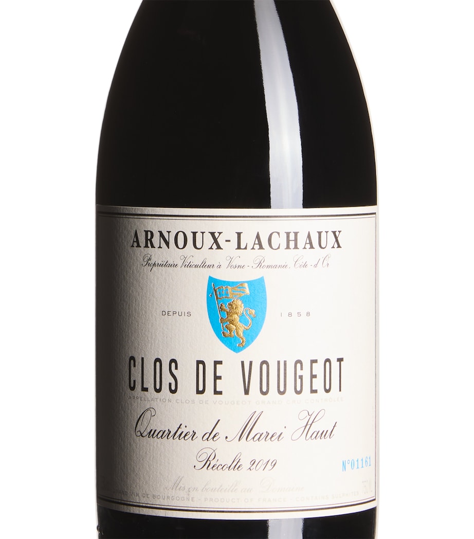 Domaine Arnoux-Lachaux Quartier de Marei Haut Clos de Vougeot Grand Cru 2019 (75cl) - Burgundy, France NO COLOUR Image 2