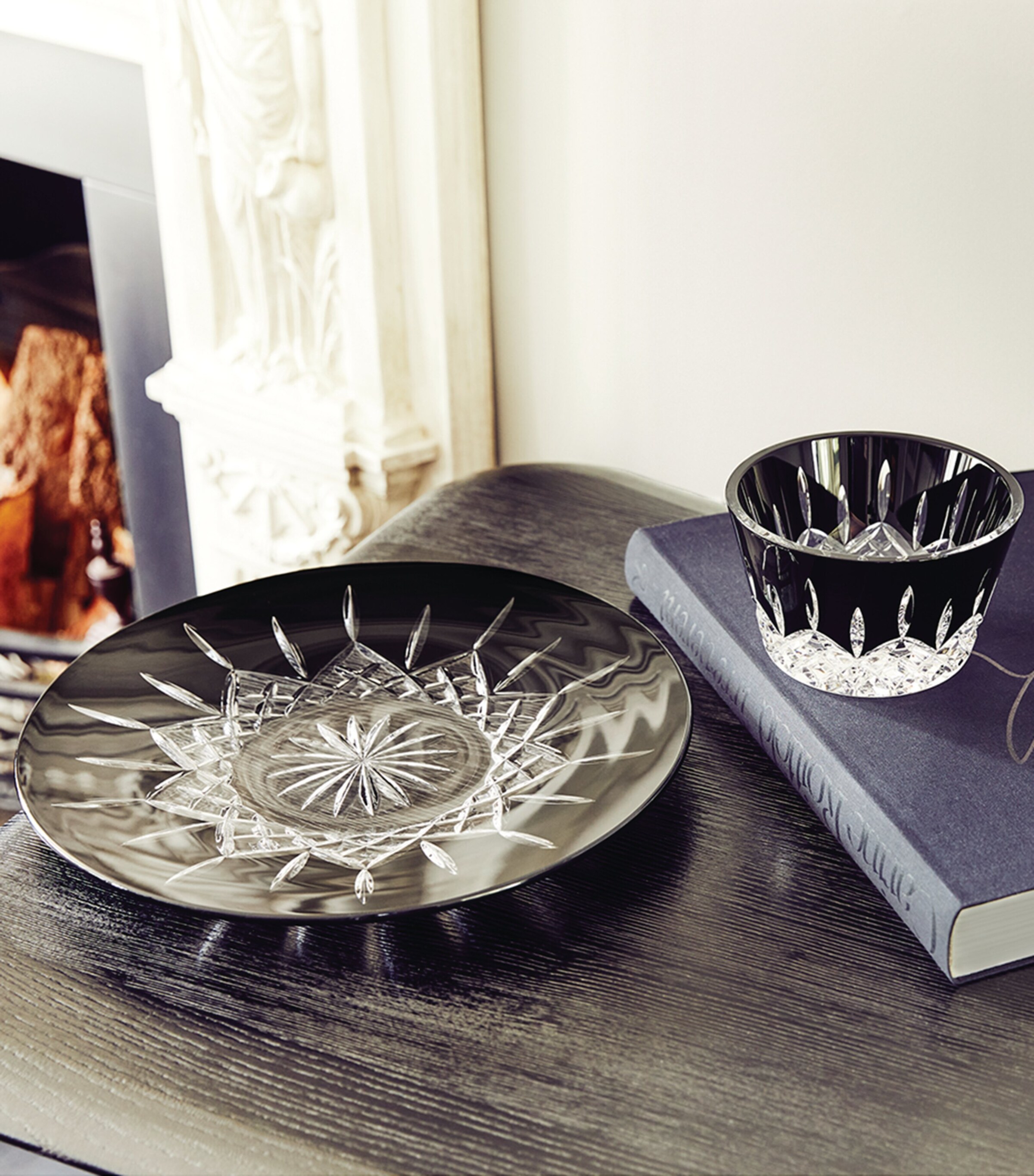 Waterford Lismore Black Crystal Bowl (13.5cm) Black Image 3