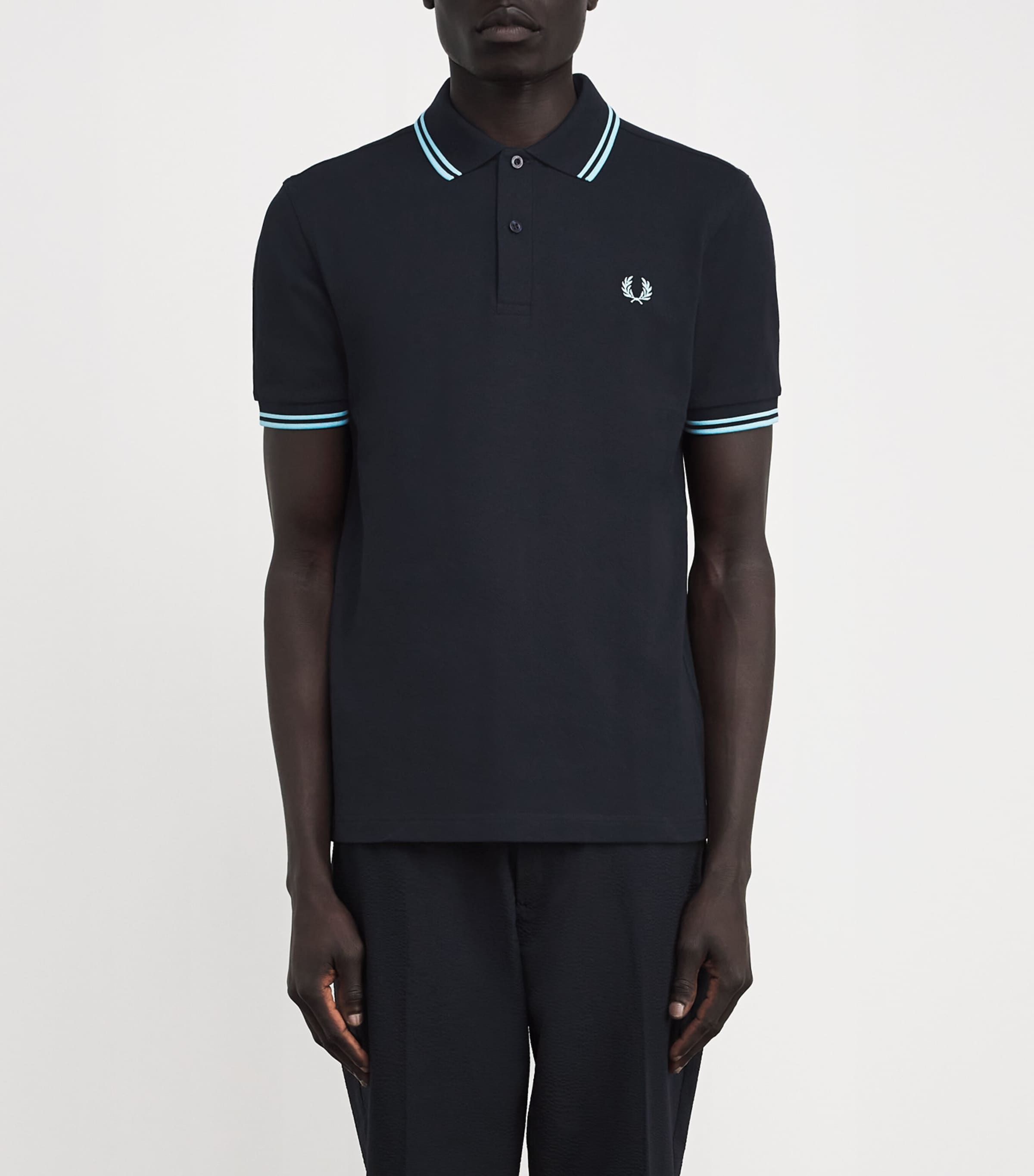Fred Perry Navy Twin Tipped Polo Shirt | Harrods US