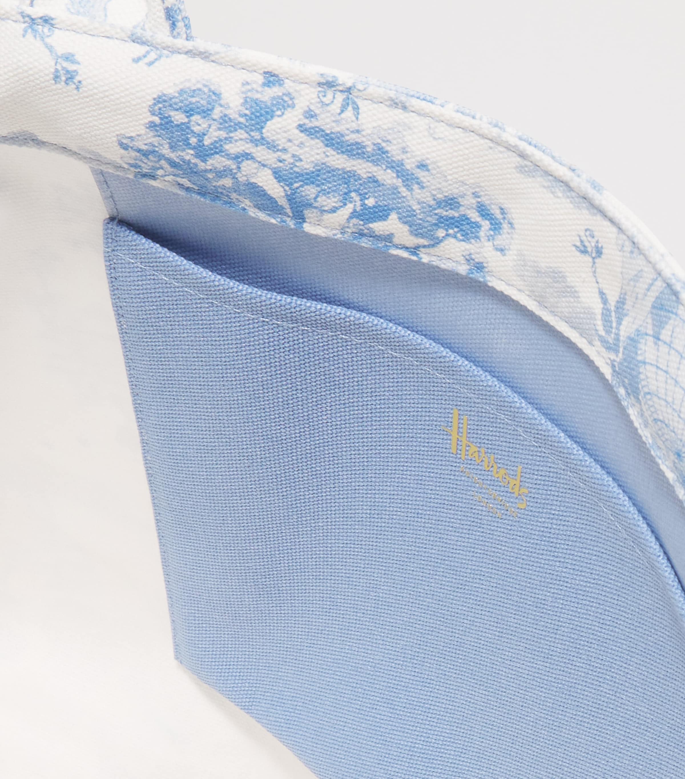 Medium Toile Print Tote Bag BLUE Image 4