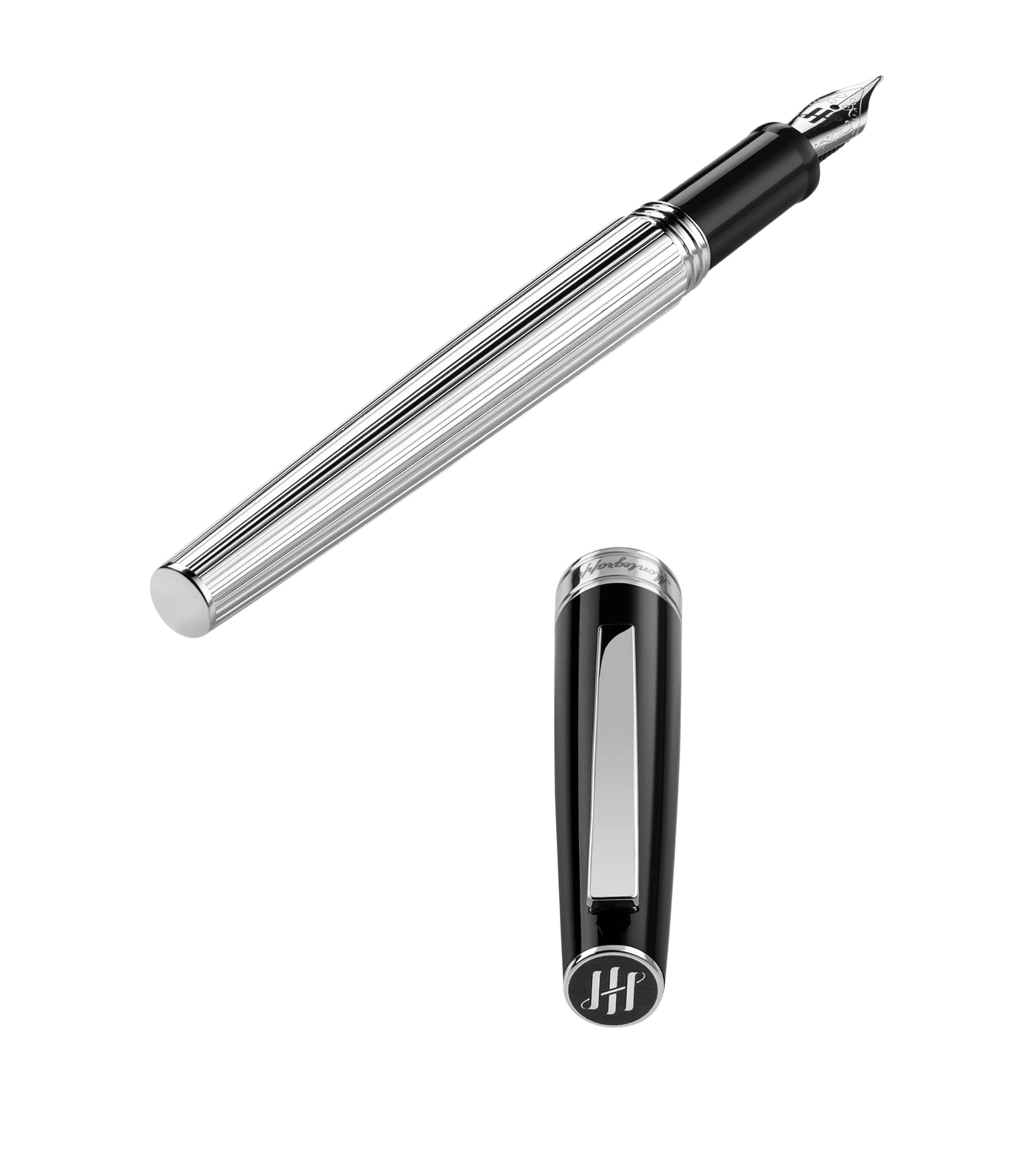 Montegrappa Armonia Duetto Fountain Pen Duetto Black Image 4
