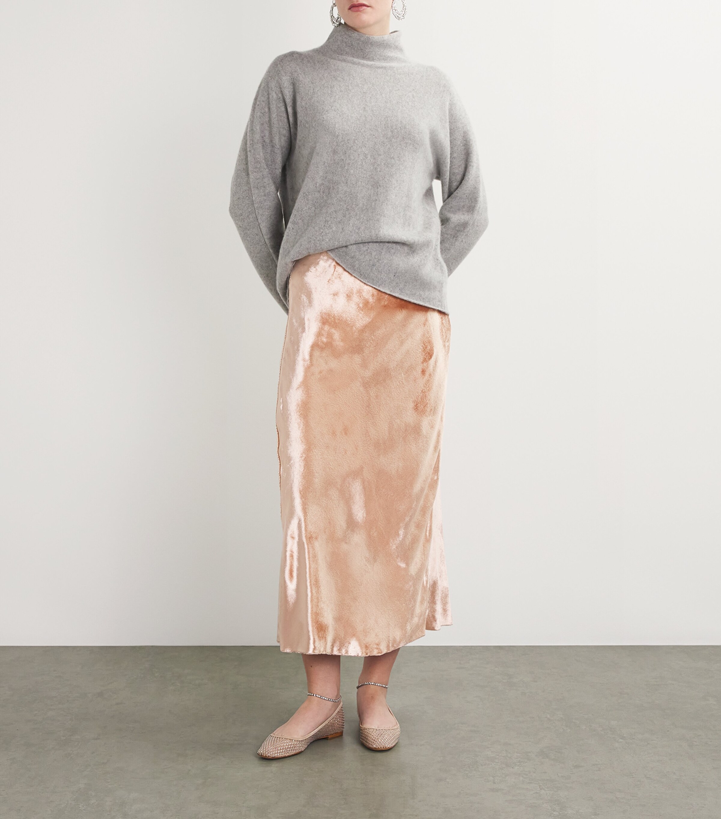 Embellished Janine Ballet Flats NUDE Image 6