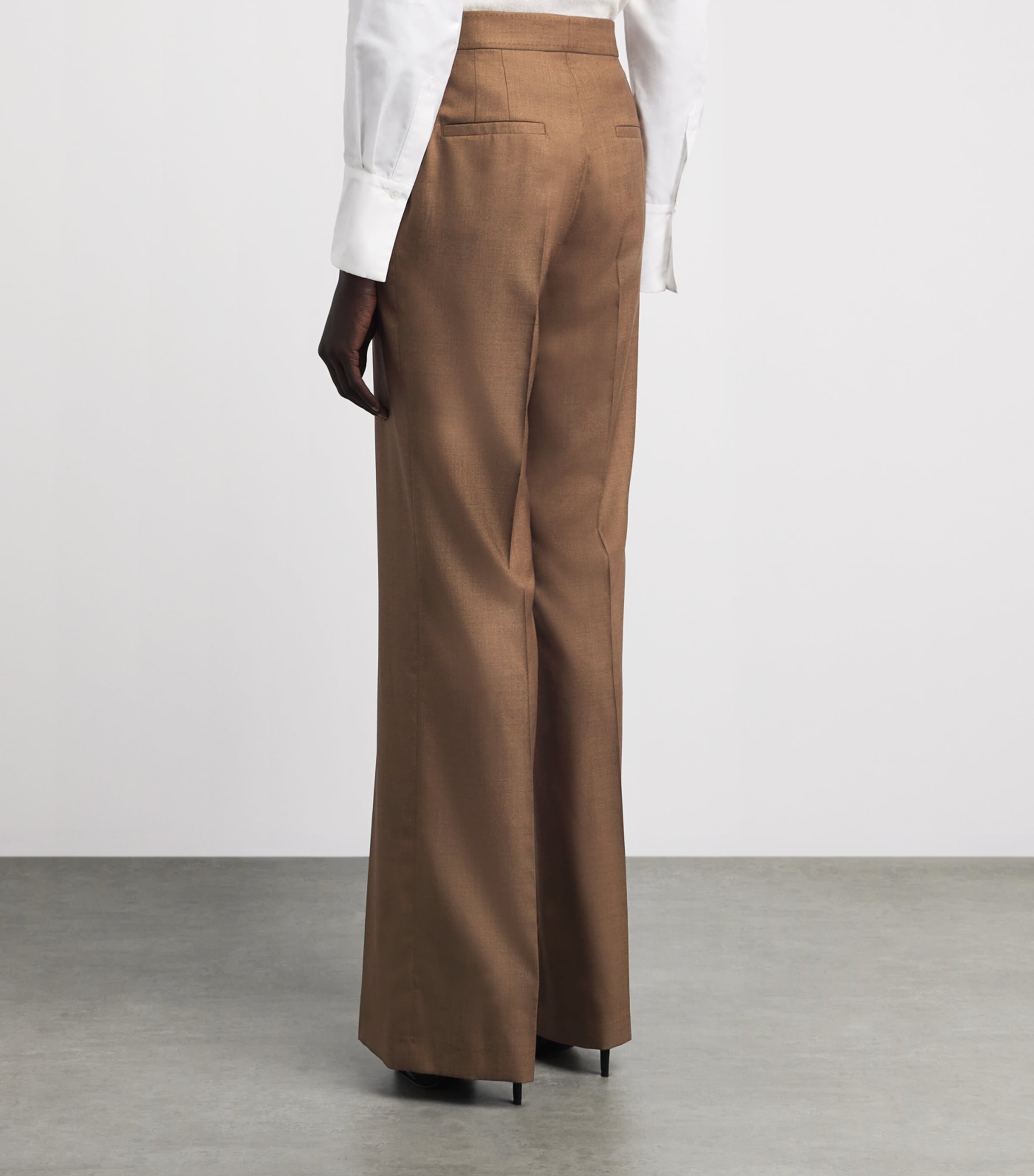 Gabriela Hearst Womens Cotton Vesta Straight Trousers Cht Chestnut Image 5