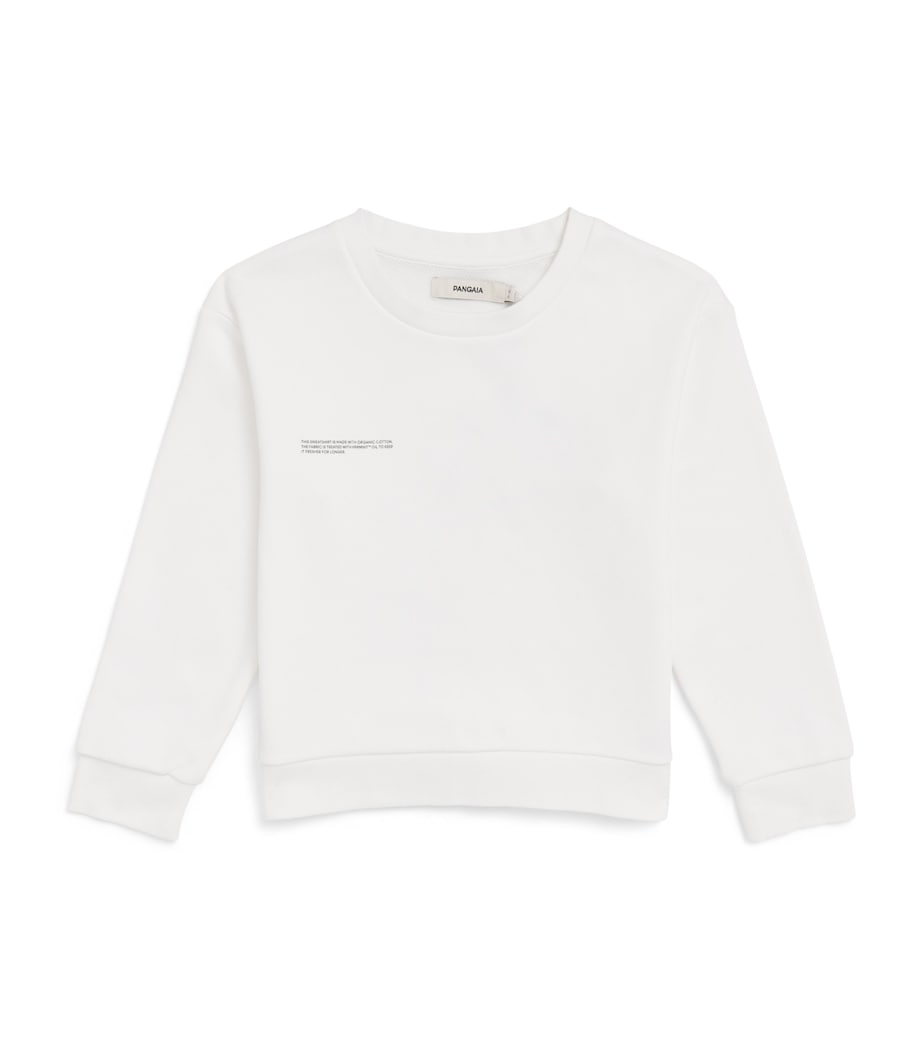 Pangaia Kids Organic Cotton 365 Sweatshirt (3-12 Years) White Image 1