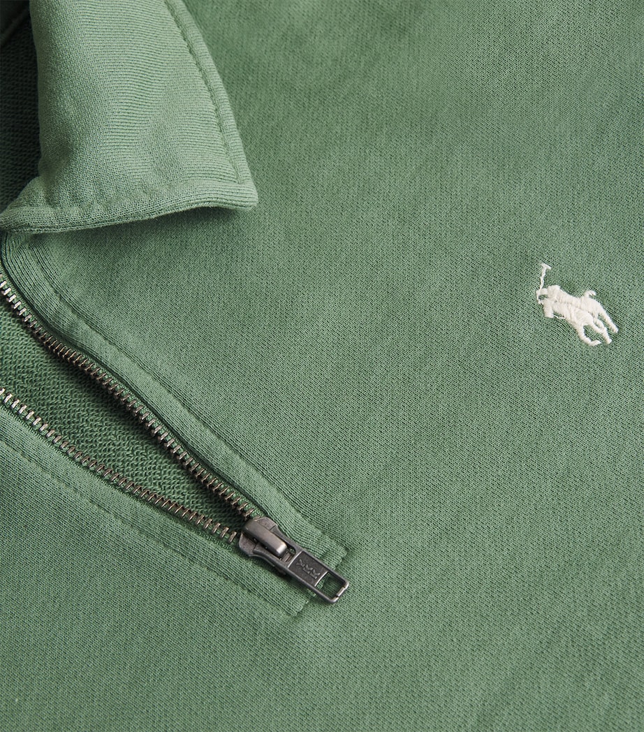 Cotton Polo Pony Sweater FATIGUE Image 5